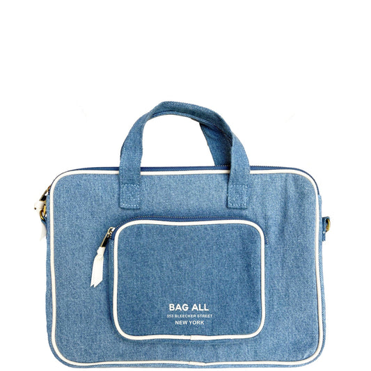 Laptop Case 13", Handle & Charger Pocket, Denim - Premium 5620 - Luggage & Bags > Luggage Accessories > Packing Organizers from Bag-all - Just $53! Shop now at Concordia Style Boutique