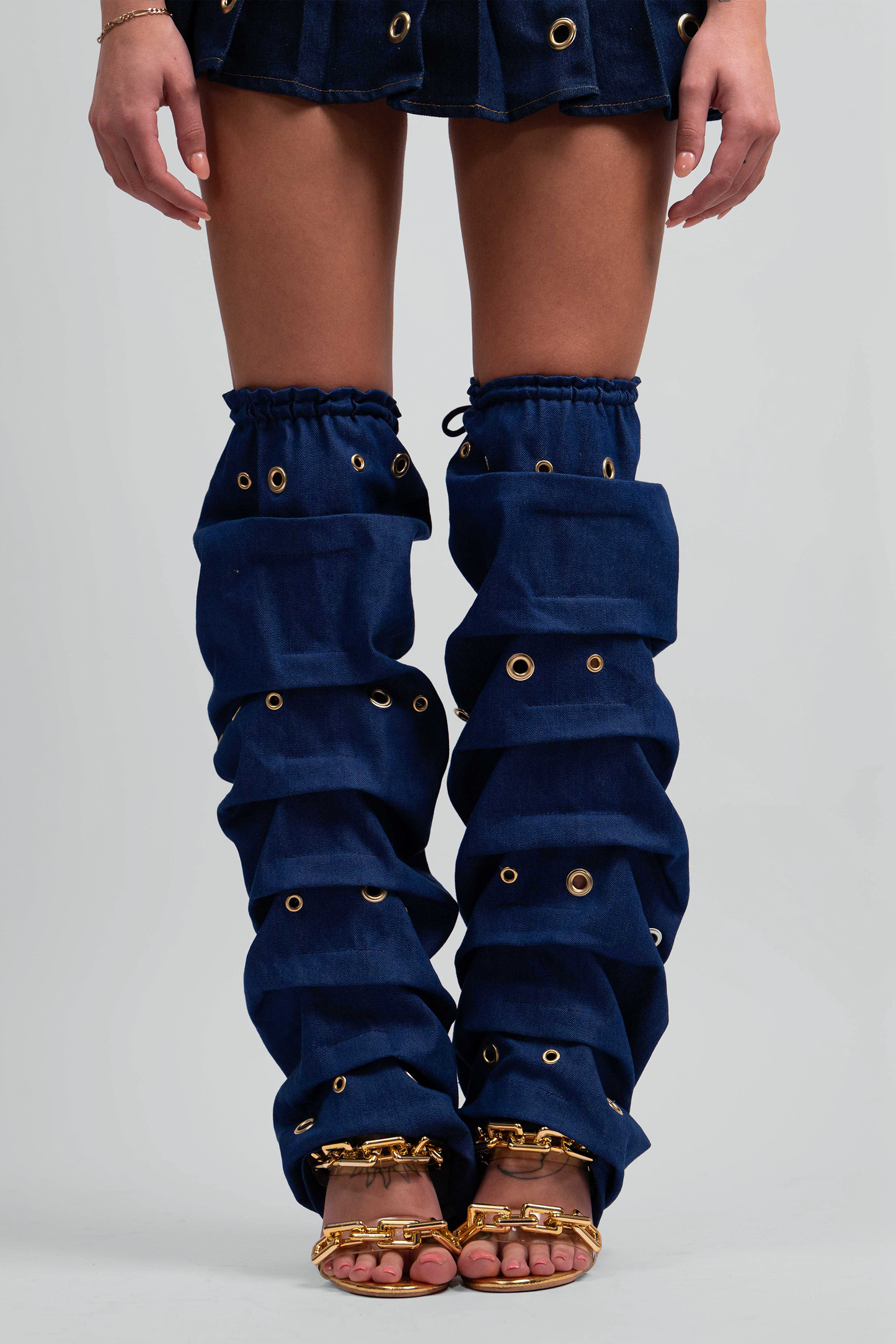 Destiny Denim Leg Warmers