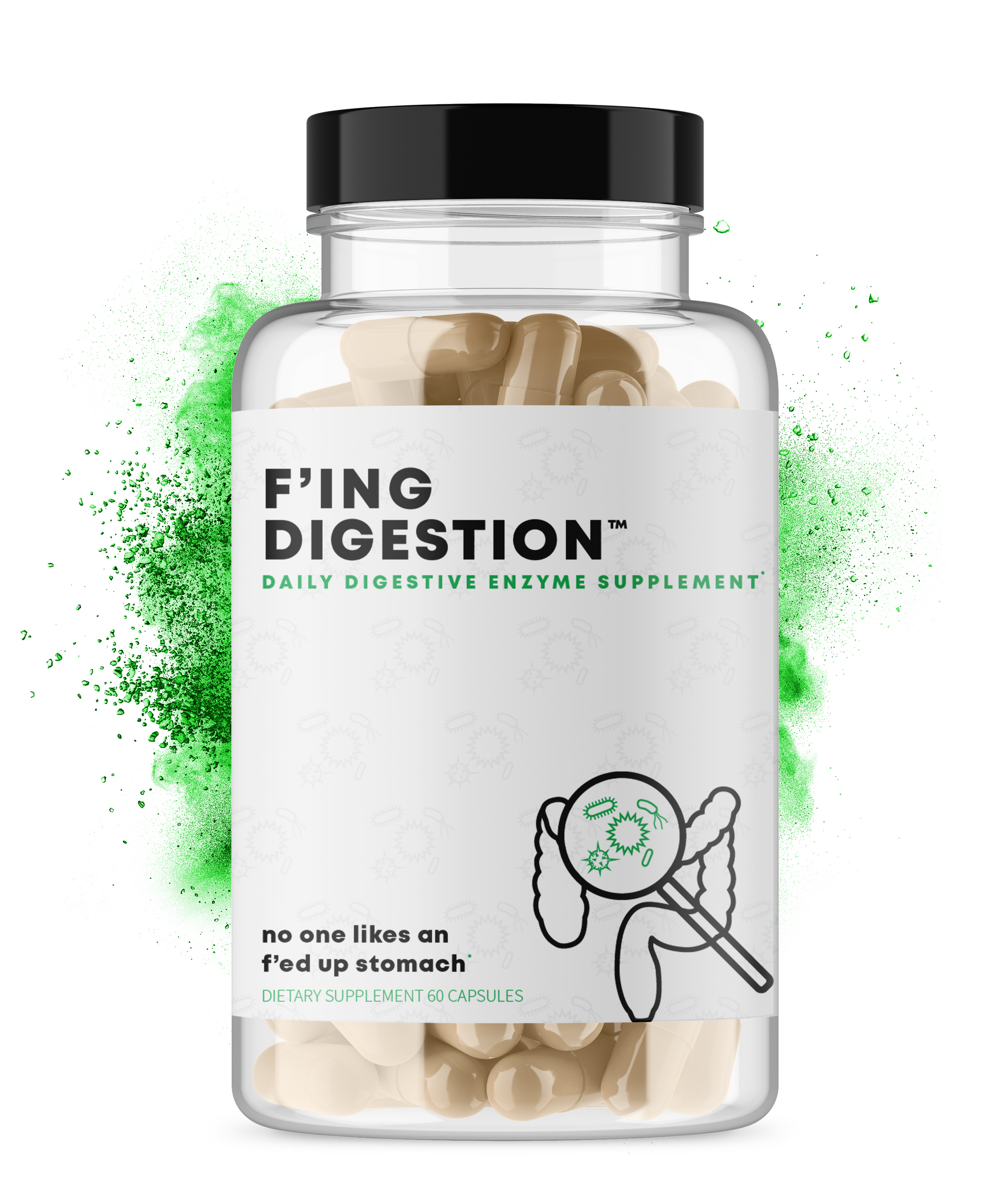 F'ing Digestion - Daily Digestive Enzyme + Probiotic Supplement - Concordia Style Boutique
