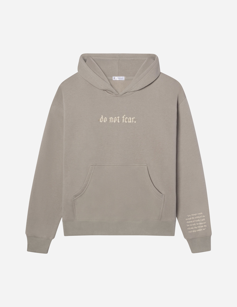 Do Not Fear Grey Unisex Hoodie - Concordia Style Boutique