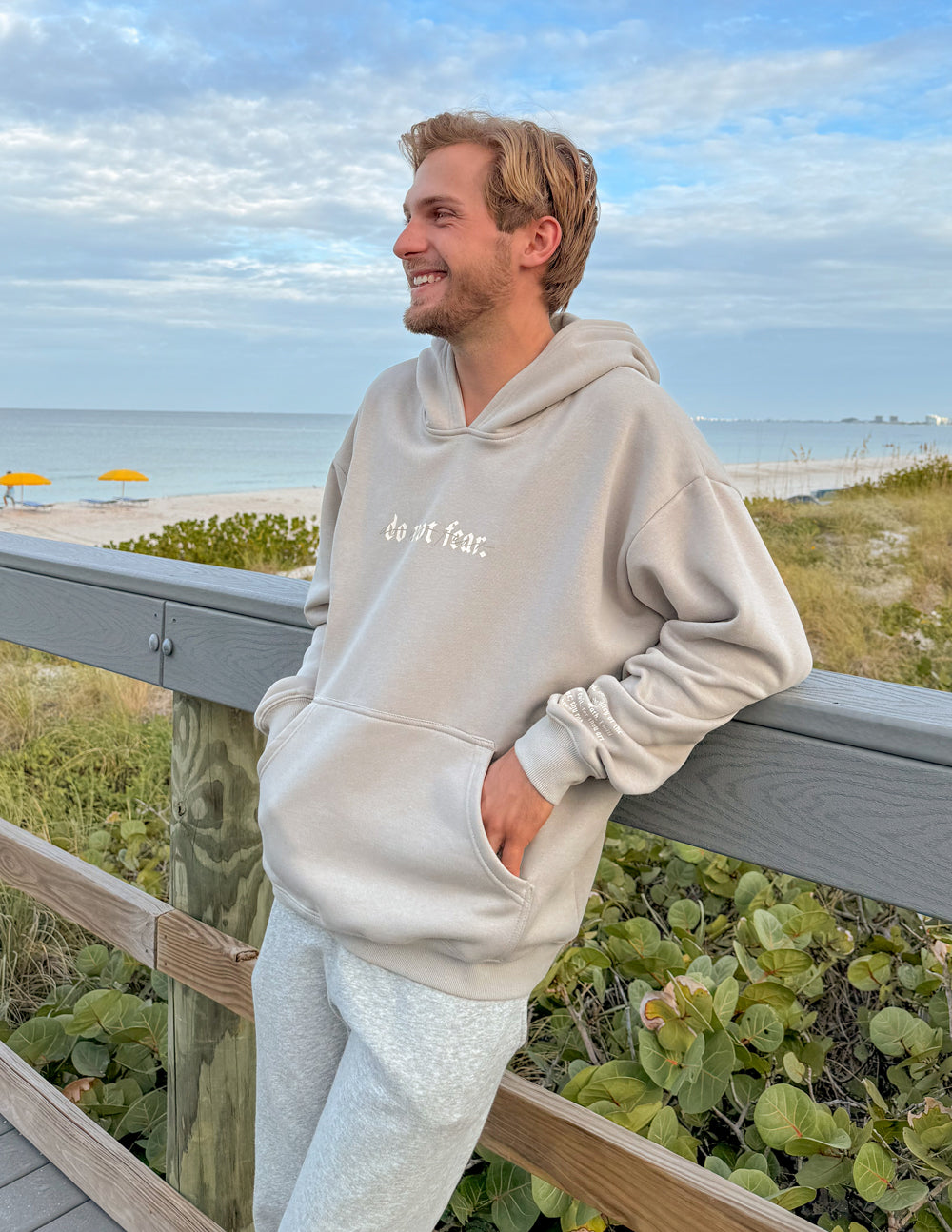 Do Not Fear Grey Unisex Hoodie - Concordia Style Boutique