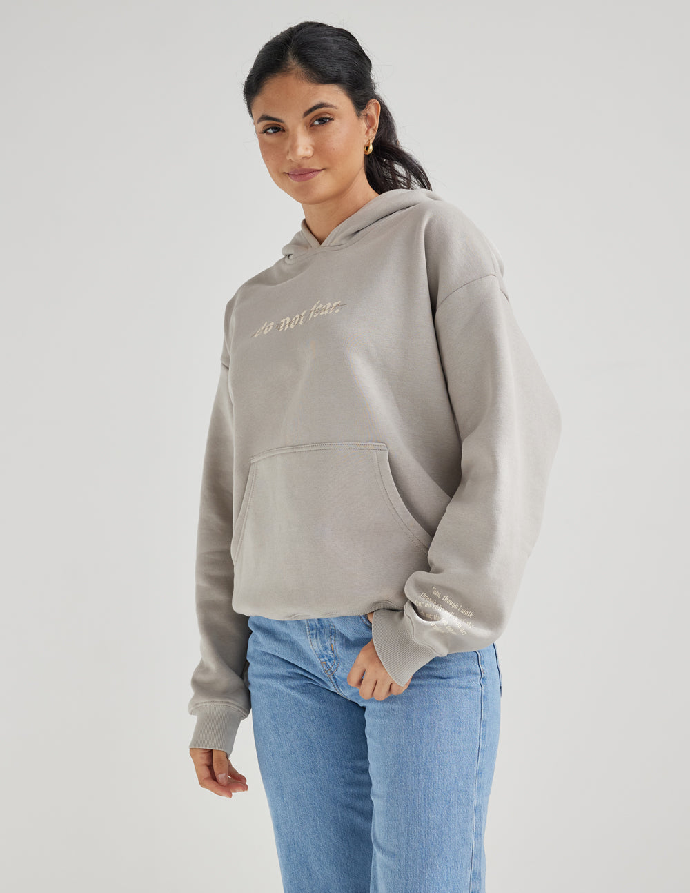 Do Not Fear Grey Unisex Hoodie - Concordia Style Boutique