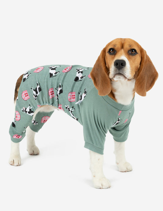 Dog Blue Cow Pajamas - Concordia Style Boutique