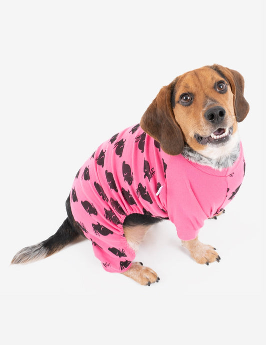 Dog Pink Bunny Pajamas - Concordia Style Boutique