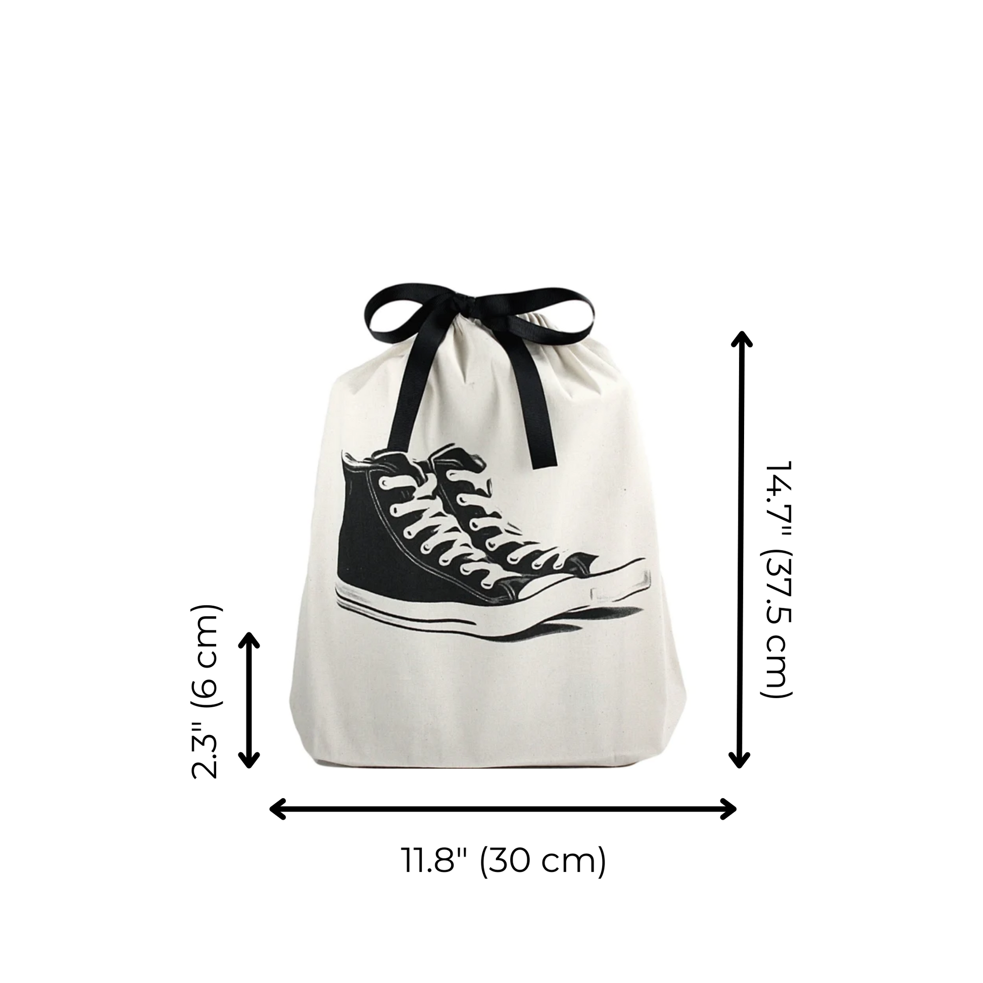 Sneakers Shoe Bag, Cream - Concordia Style Boutique