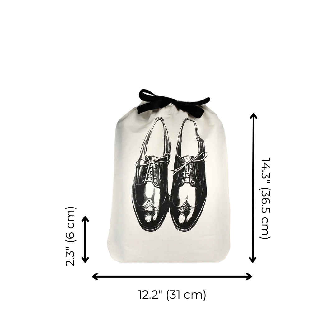 Men's Shoe Bag, Cream - Concordia Style Boutique