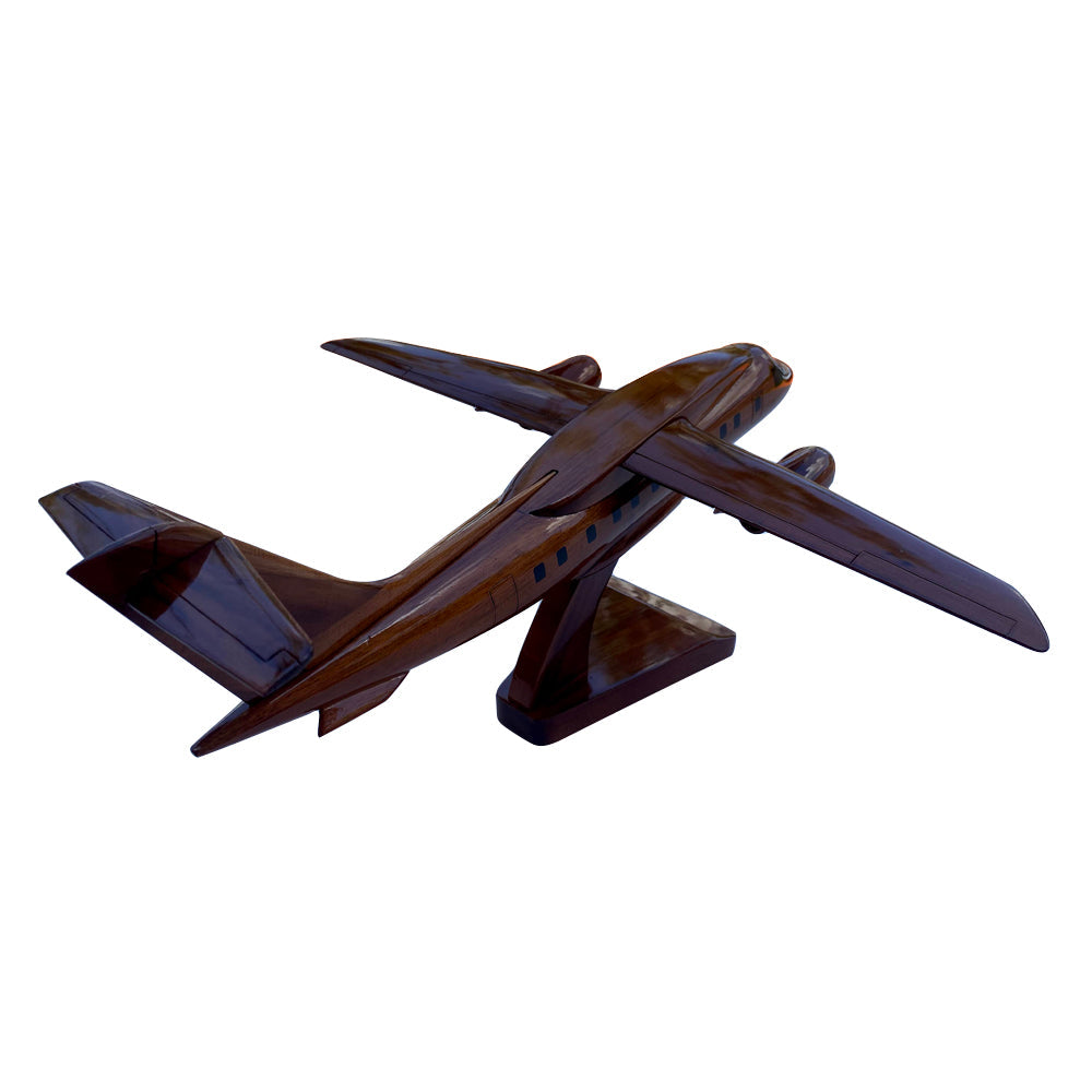 Dornier 328 Mahogany Wood Desktop Model