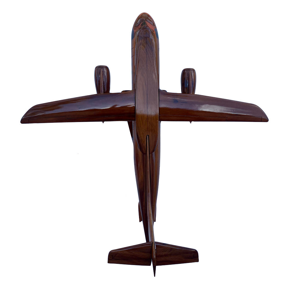 Dornier 328 Mahogany Wood Desktop Model