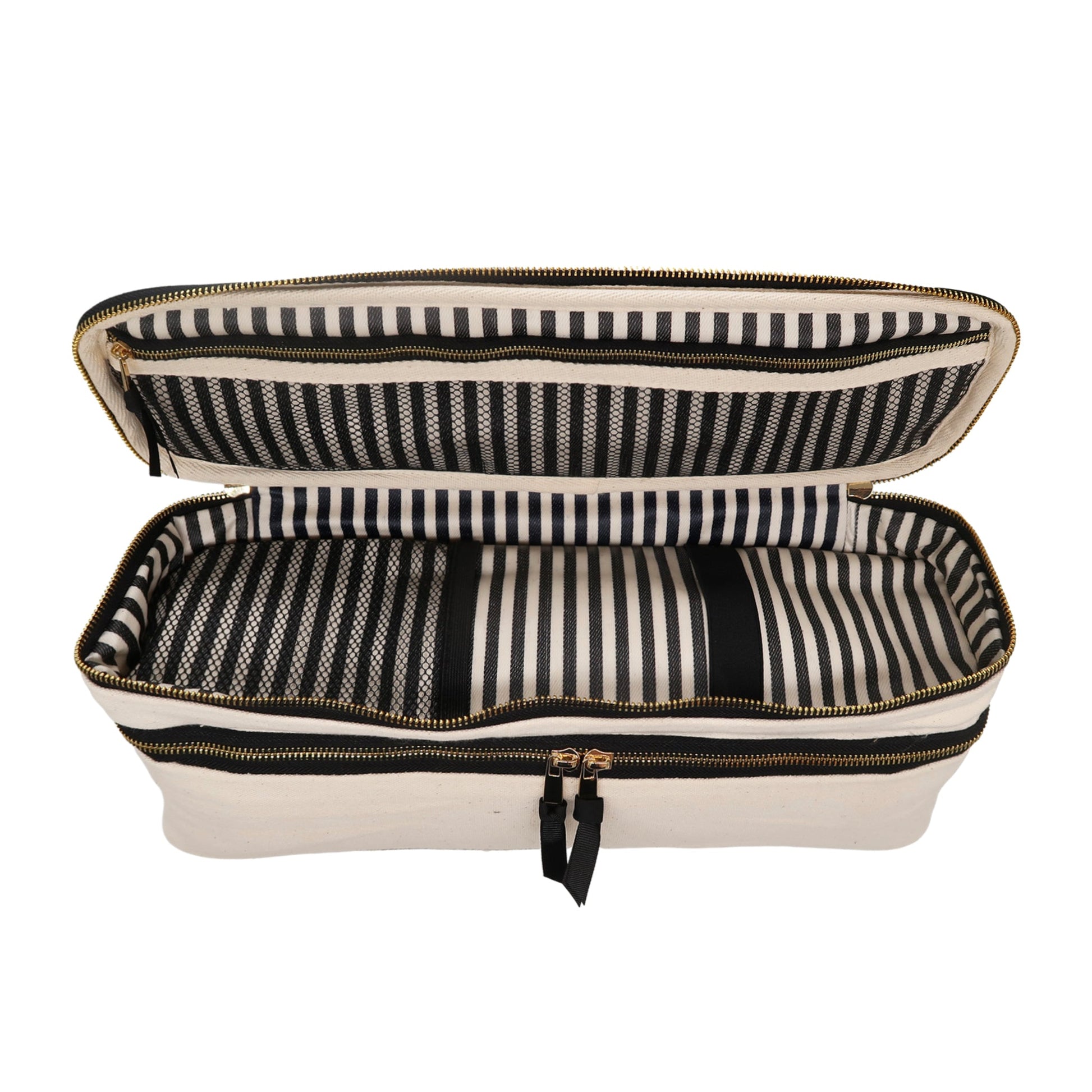 Double Hair Tools Travel Case, Cream - Concordia Style Boutique