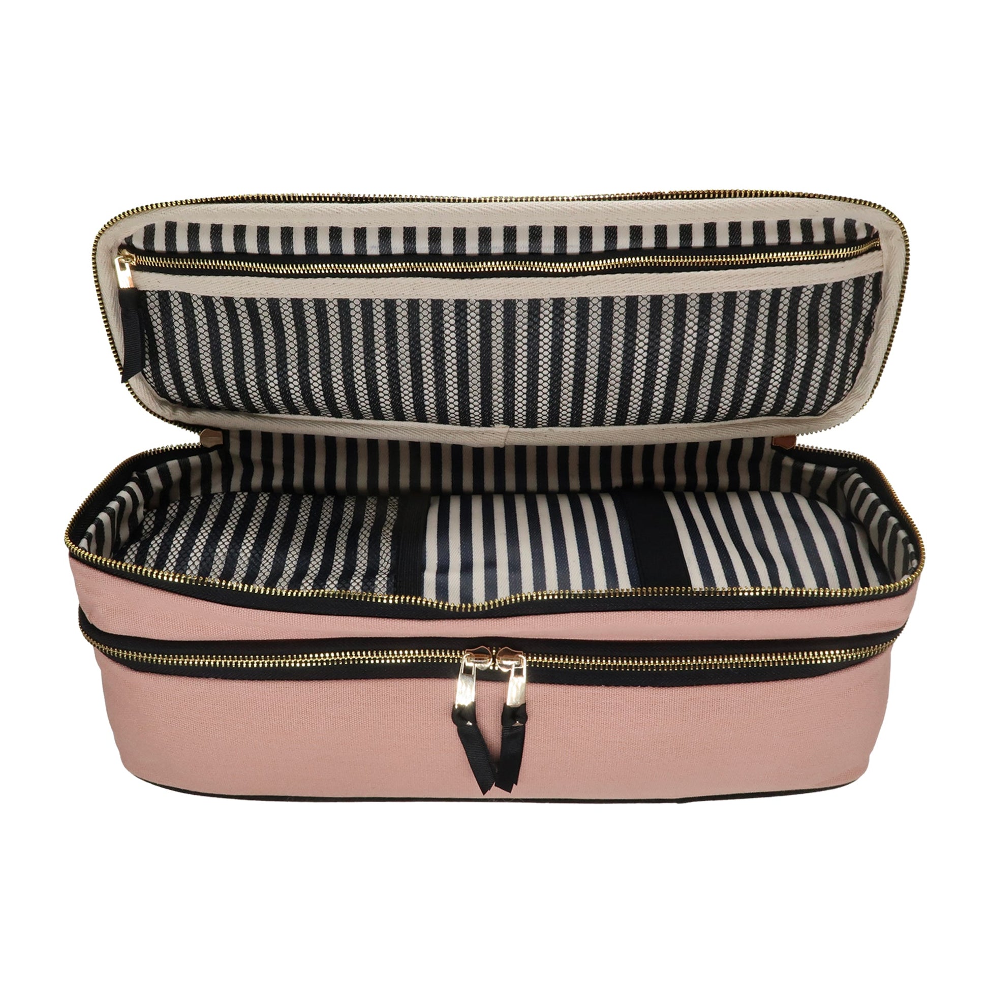 Double Hair Tools Travel Case, Pink/Blush - Concordia Style Boutique
