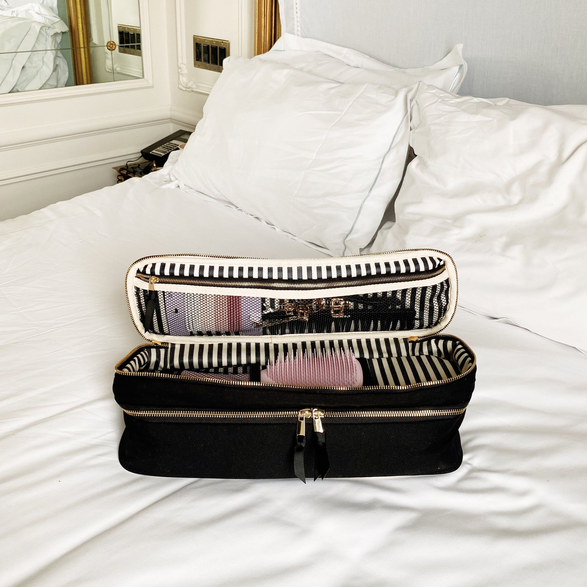 Double Hair Tools Travel Case, Black - Concordia Style Boutique