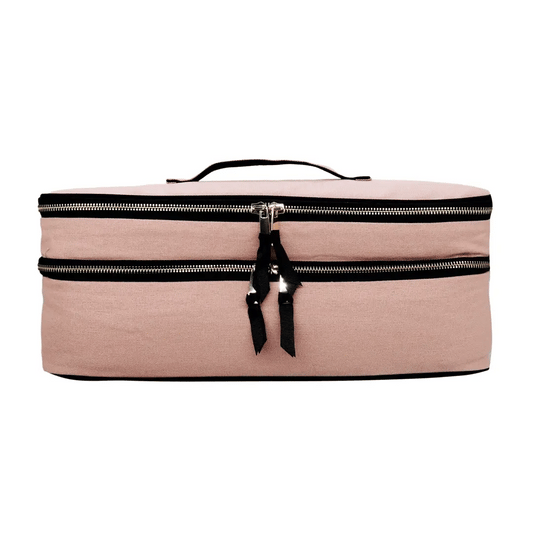 Double Hair Tools Travel Case, Pink/Blush - Concordia Style Boutique