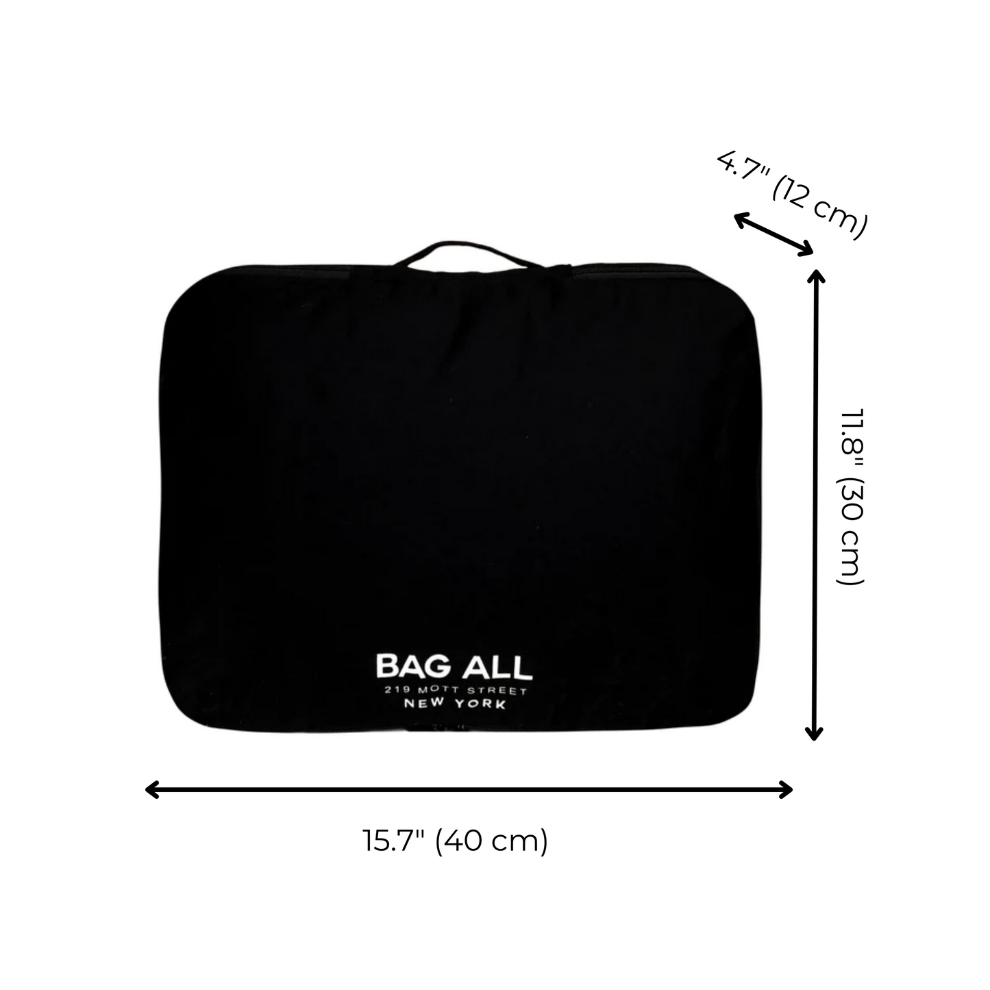 Large Packing Cube, Double Sided, Black - Concordia Style Boutique