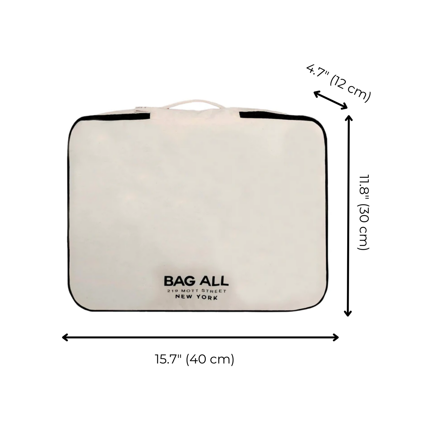 Large Packing Cube, Double Sided, Cream - Concordia Style Boutique