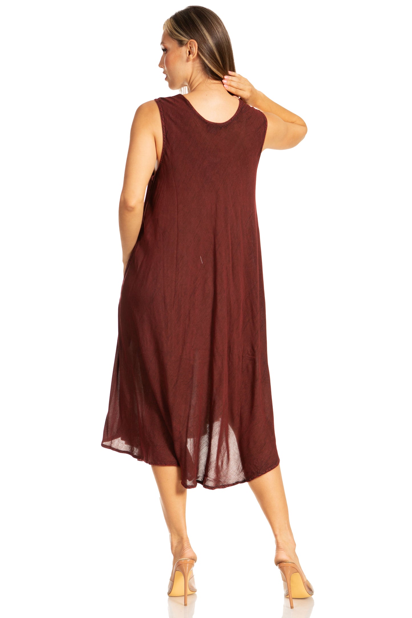 Sakkas Everyday Essentials Caftan Tank Dress / Cover Up - Concordia Style Boutique