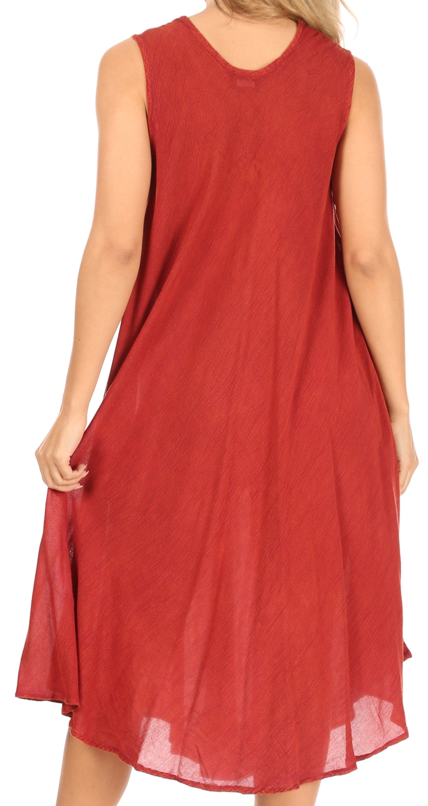 Sakkas Everyday Essentials Caftan Tank Dress / Cover Up - Concordia Style Boutique