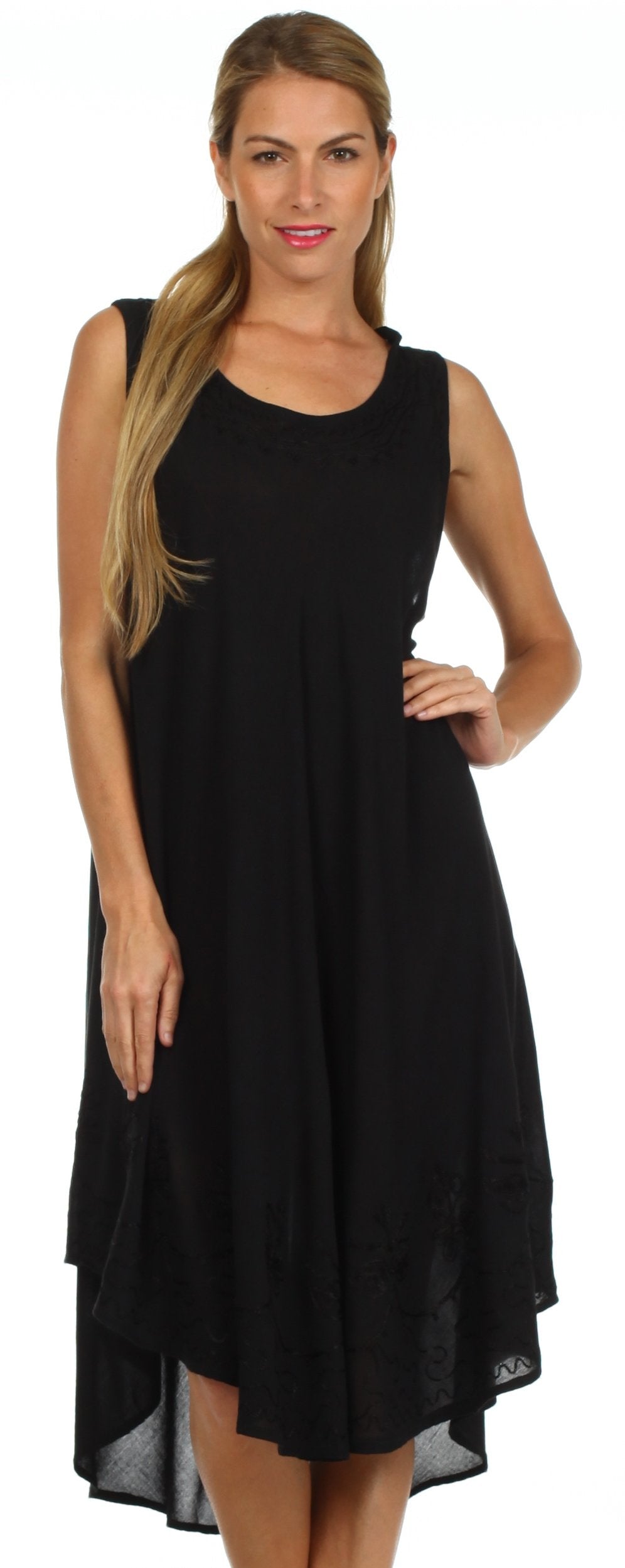 Sakkas Everyday Essentials Caftan Tank Dress / Cover Up - Concordia Style Boutique