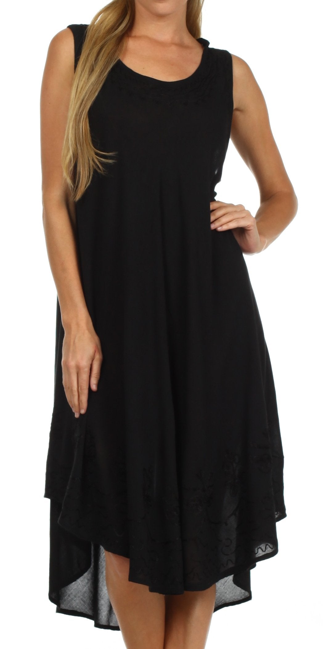 Sakkas Everyday Essentials Caftan Tank Dress / Cover Up - Concordia Style Boutique