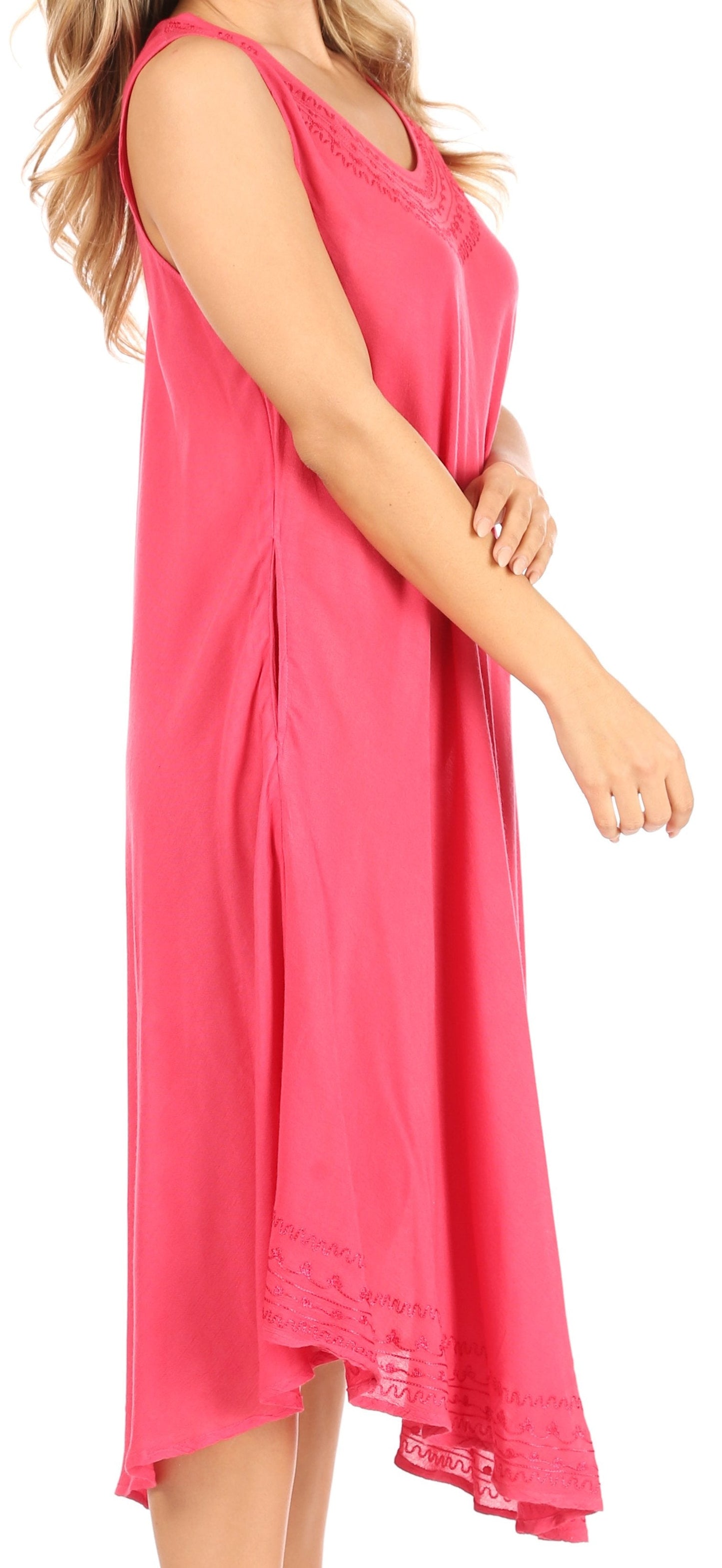 Sakkas Everyday Essentials Caftan Tank Dress / Cover Up - Concordia Style Boutique