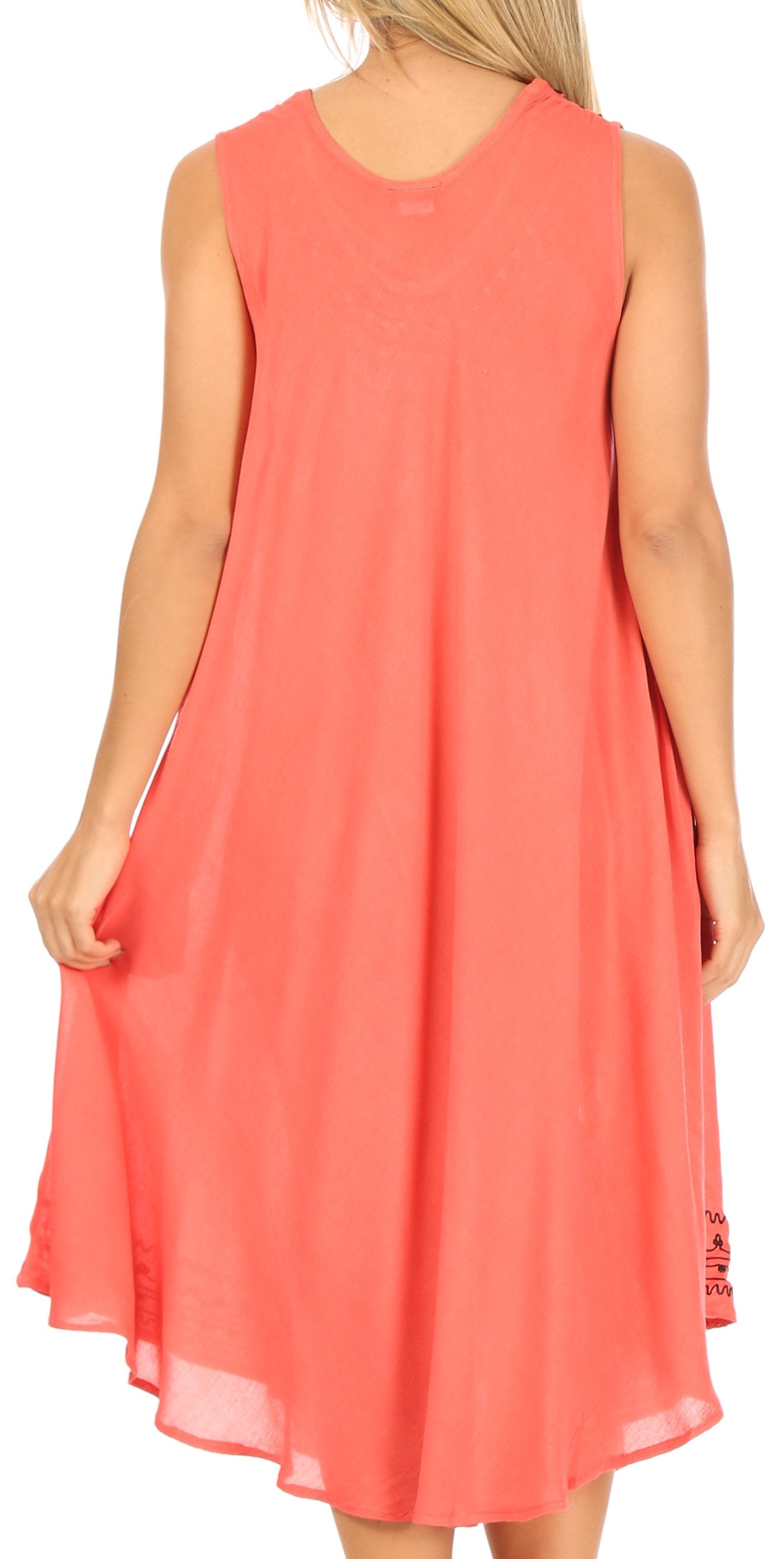 Sakkas Everyday Essentials Caftan Tank Dress / Cover Up - Concordia Style Boutique