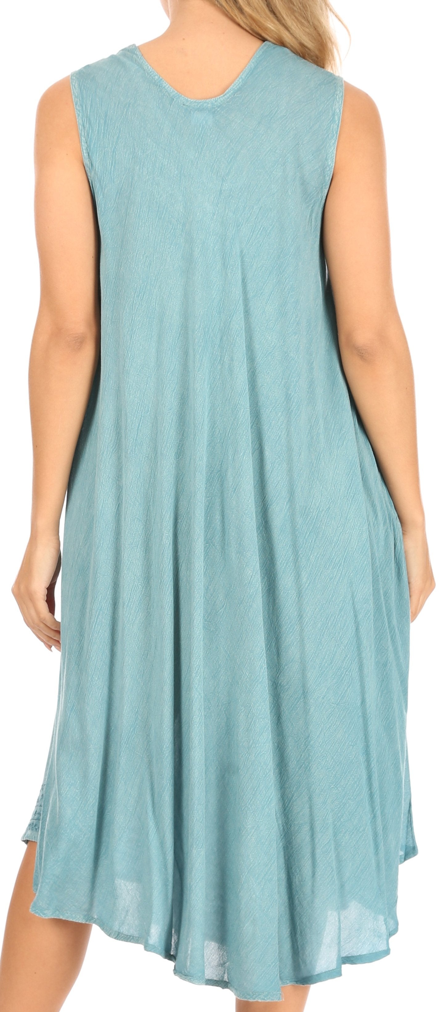 Sakkas Everyday Essentials Caftan Tank Dress / Cover Up - Concordia Style Boutique