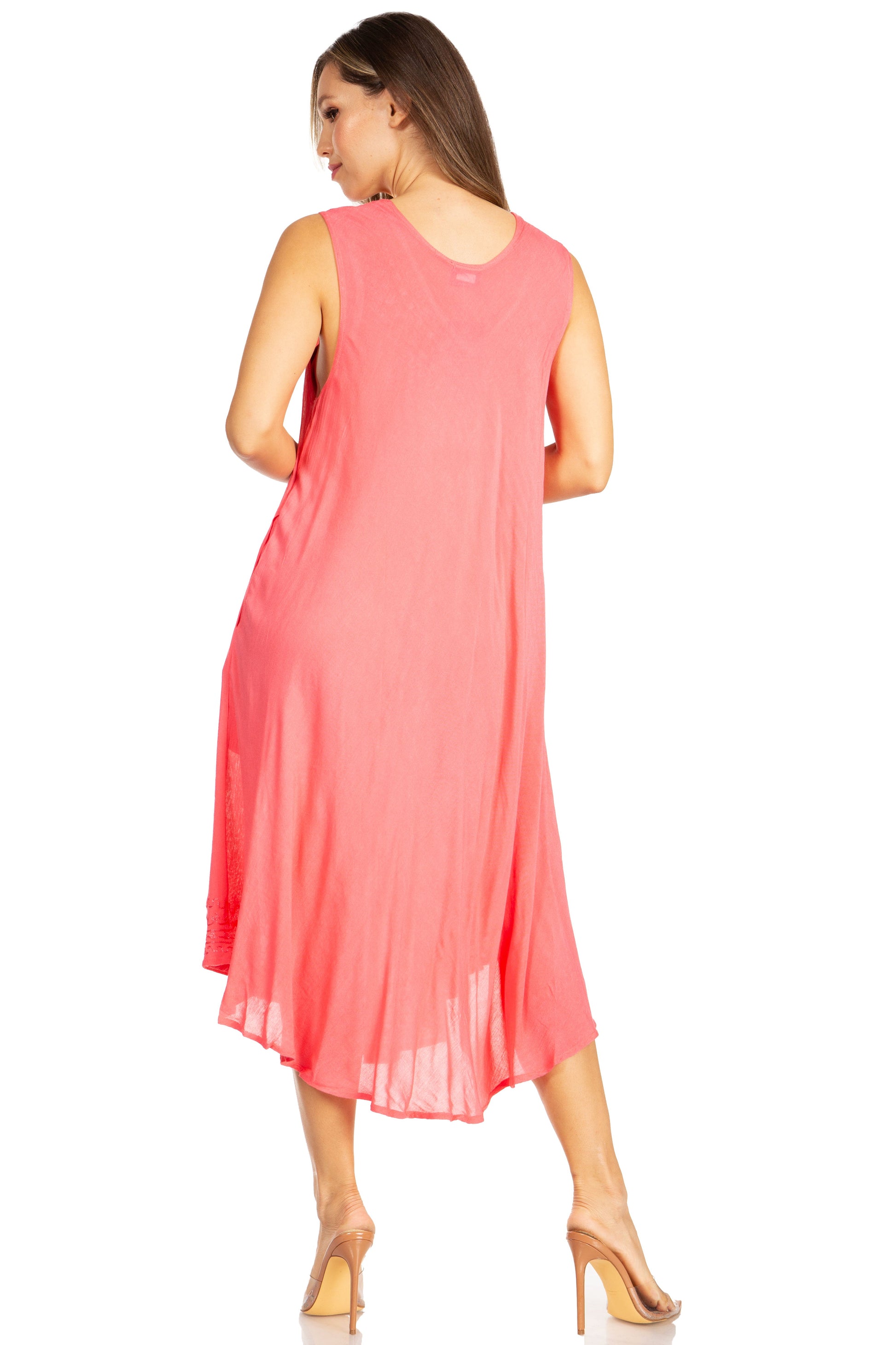 Sakkas Everyday Essentials Caftan Tank Dress / Cover Up - Concordia Style Boutique