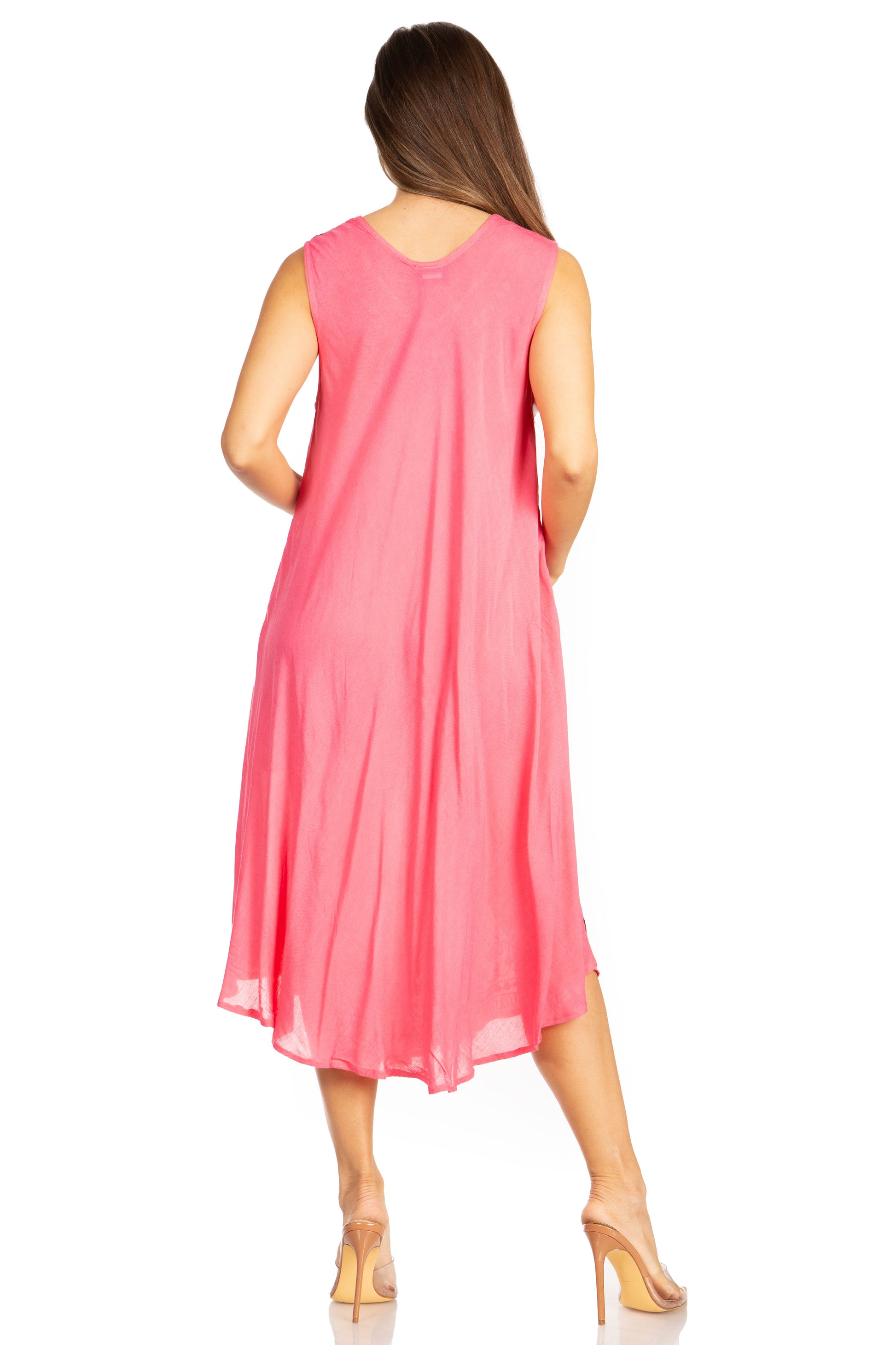 Sakkas Everyday Essentials Caftan Tank Dress / Cover Up - Concordia Style Boutique