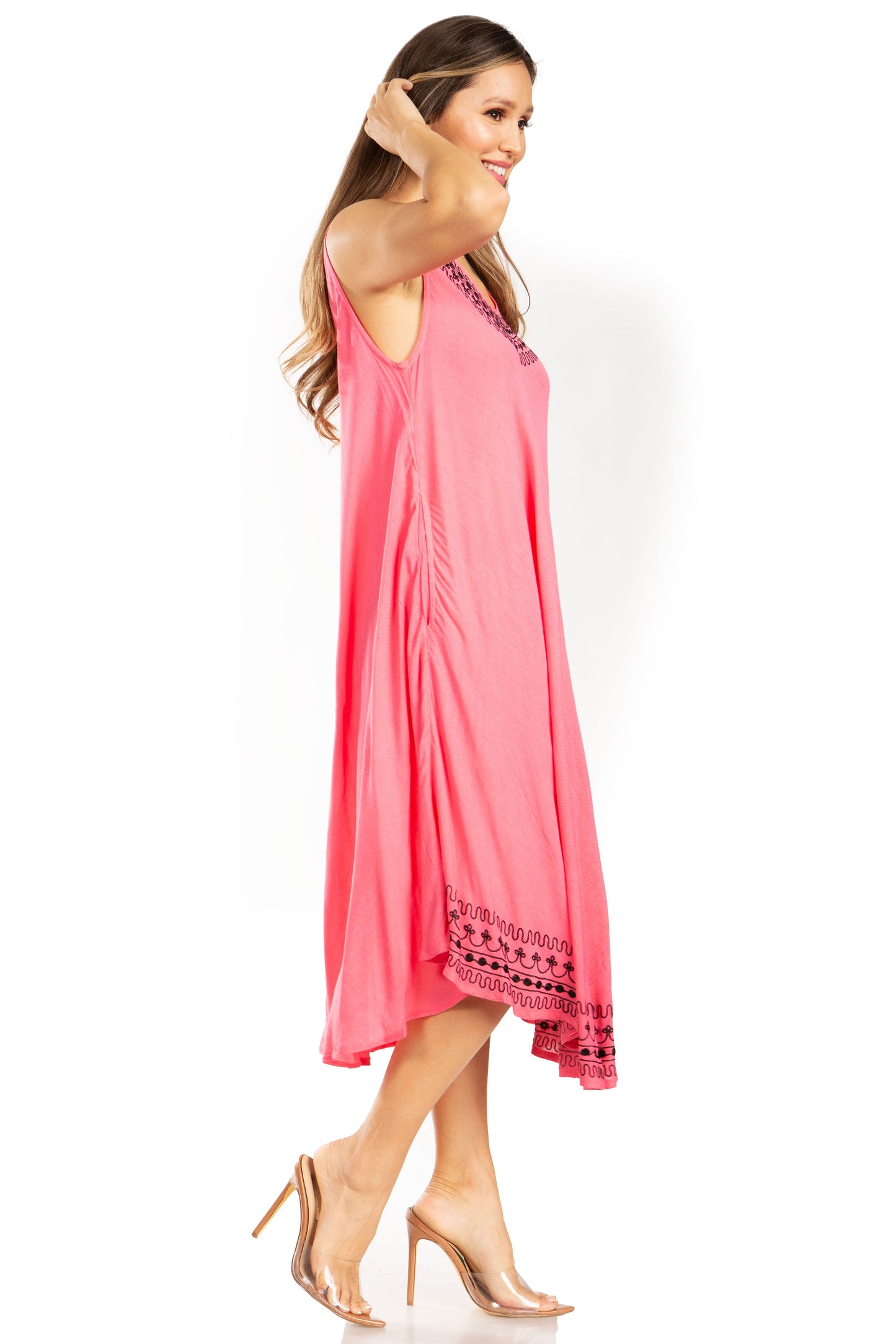 Sakkas Everyday Essentials Caftan Tank Dress / Cover Up - Concordia Style Boutique