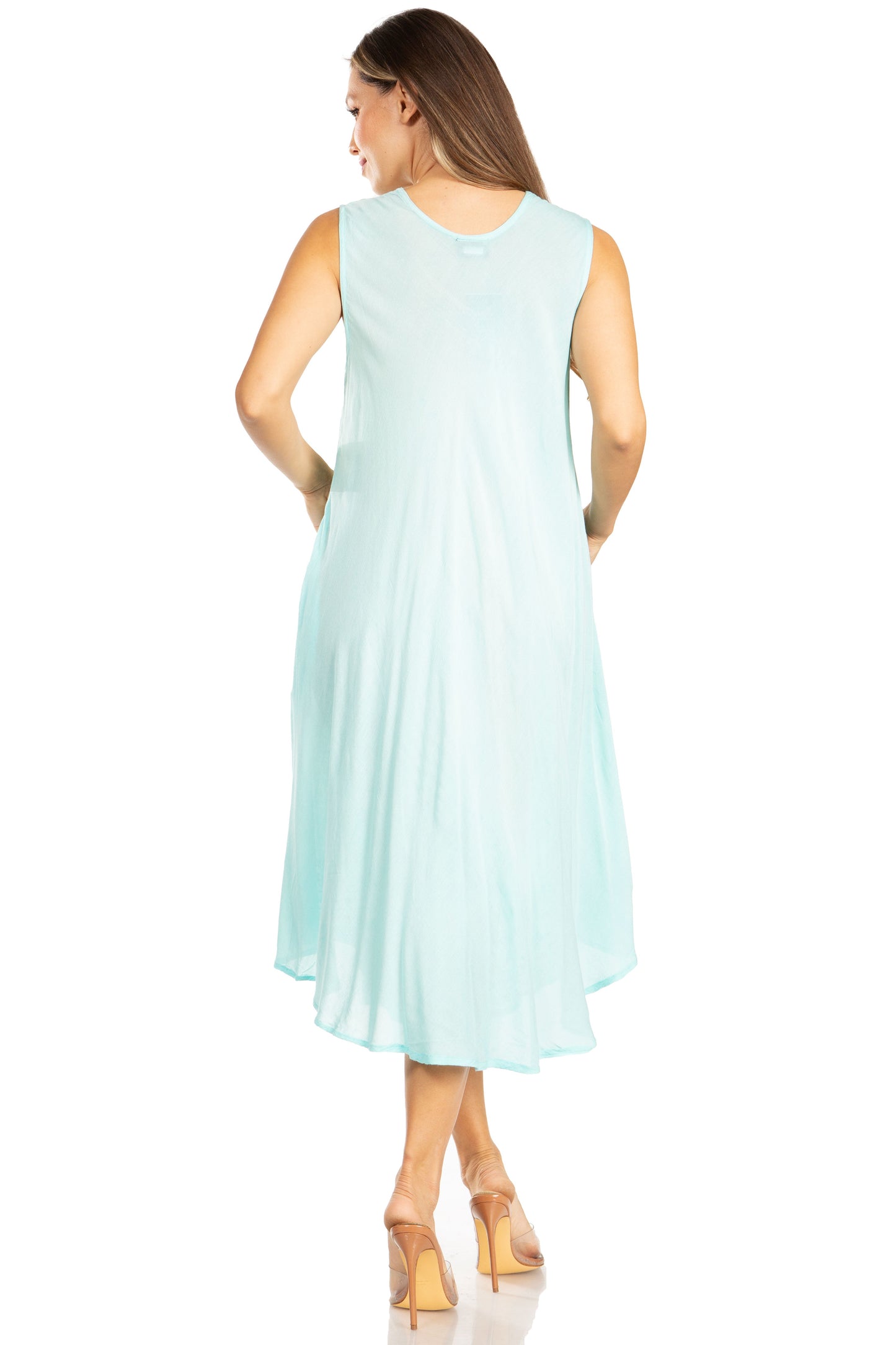 Sakkas Everyday Essentials Caftan Tank Dress / Cover Up - Concordia Style Boutique