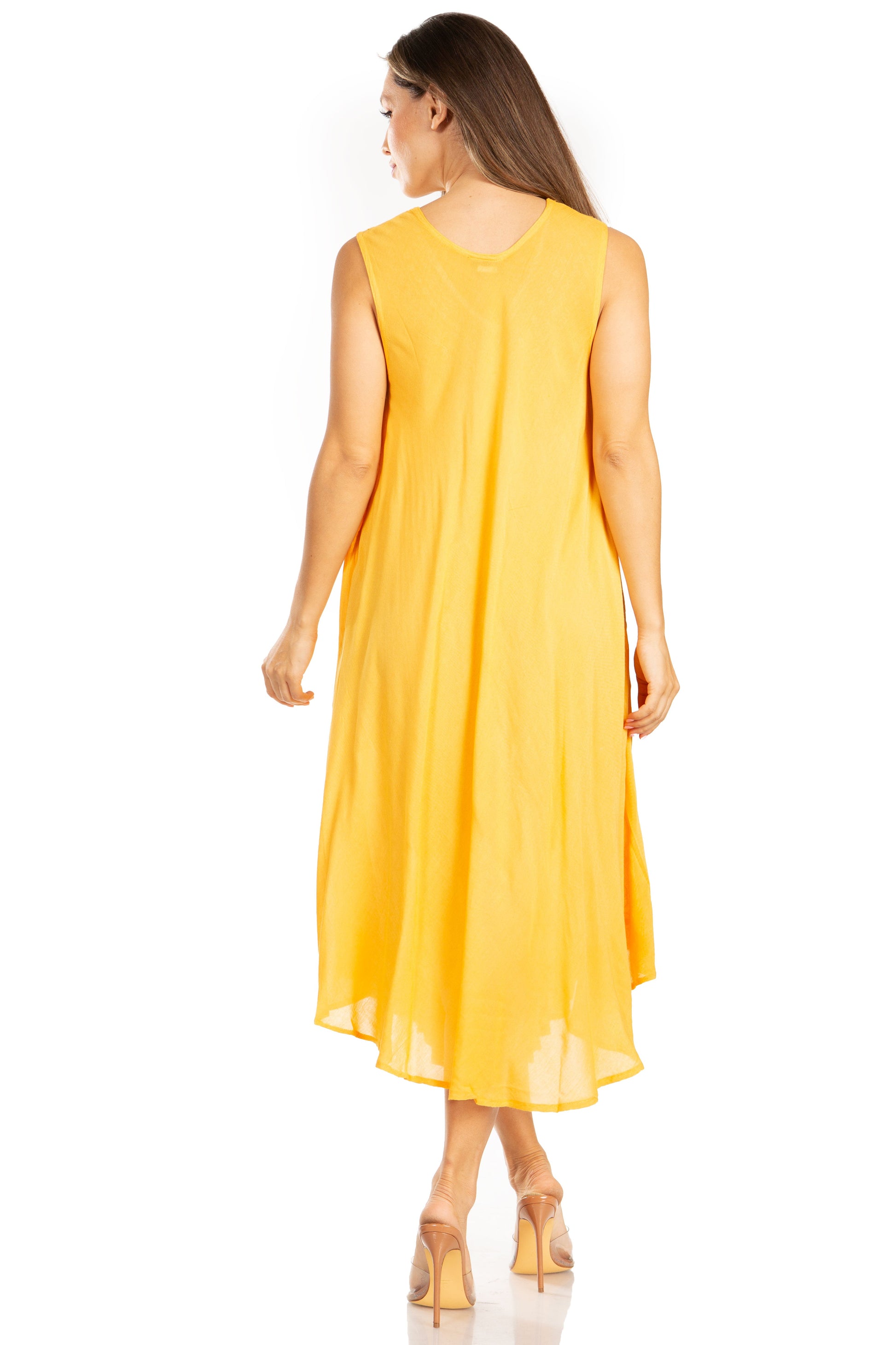 Sakkas Everyday Essentials Caftan Tank Dress / Cover Up - Concordia Style Boutique