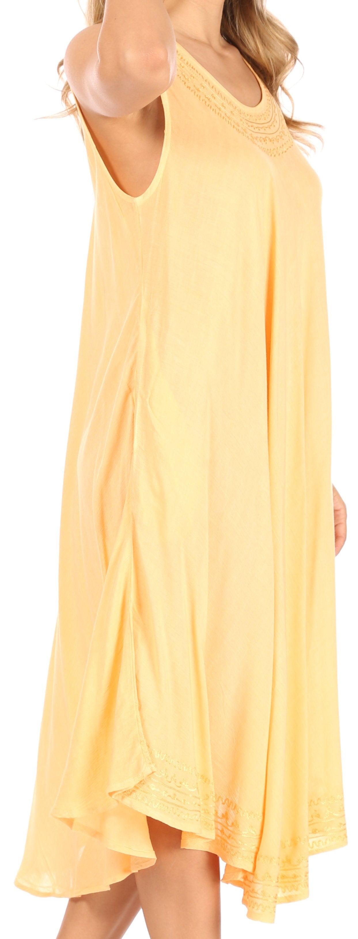 Sakkas Everyday Essentials Caftan Tank Dress / Cover Up - Concordia Style Boutique