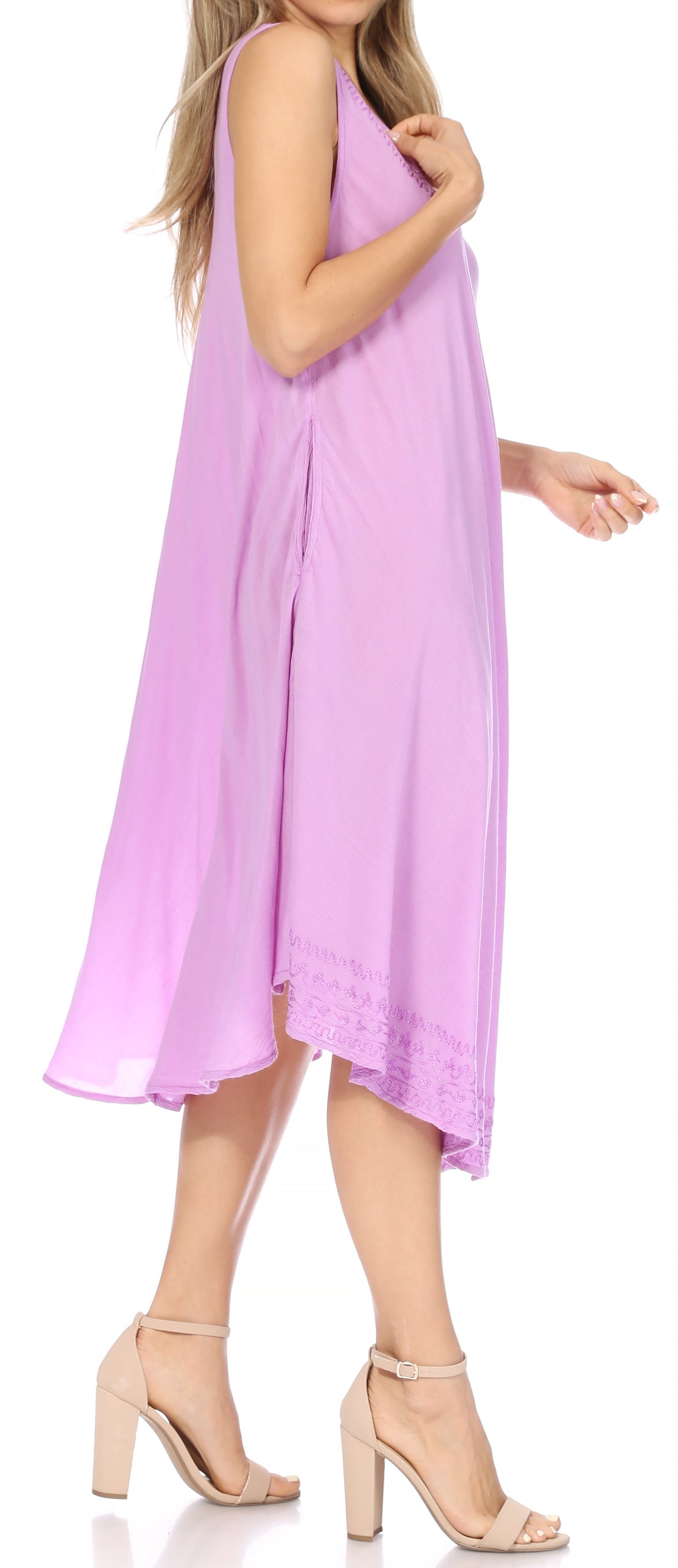 Sakkas Everyday Essentials Caftan Tank Dress / Cover Up - Concordia Style Boutique