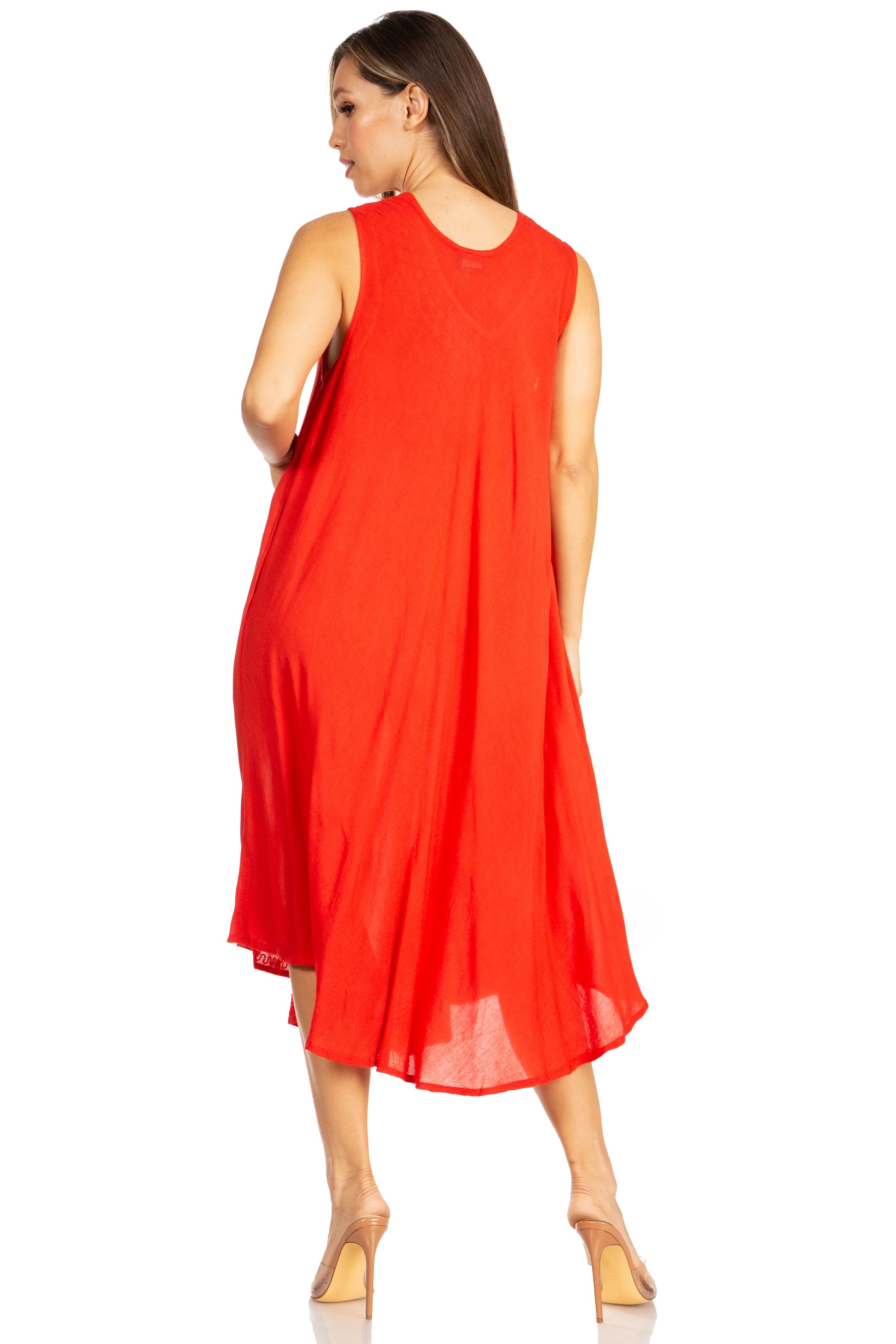 Sakkas Everyday Essentials Caftan Tank Dress / Cover Up - Concordia Style Boutique