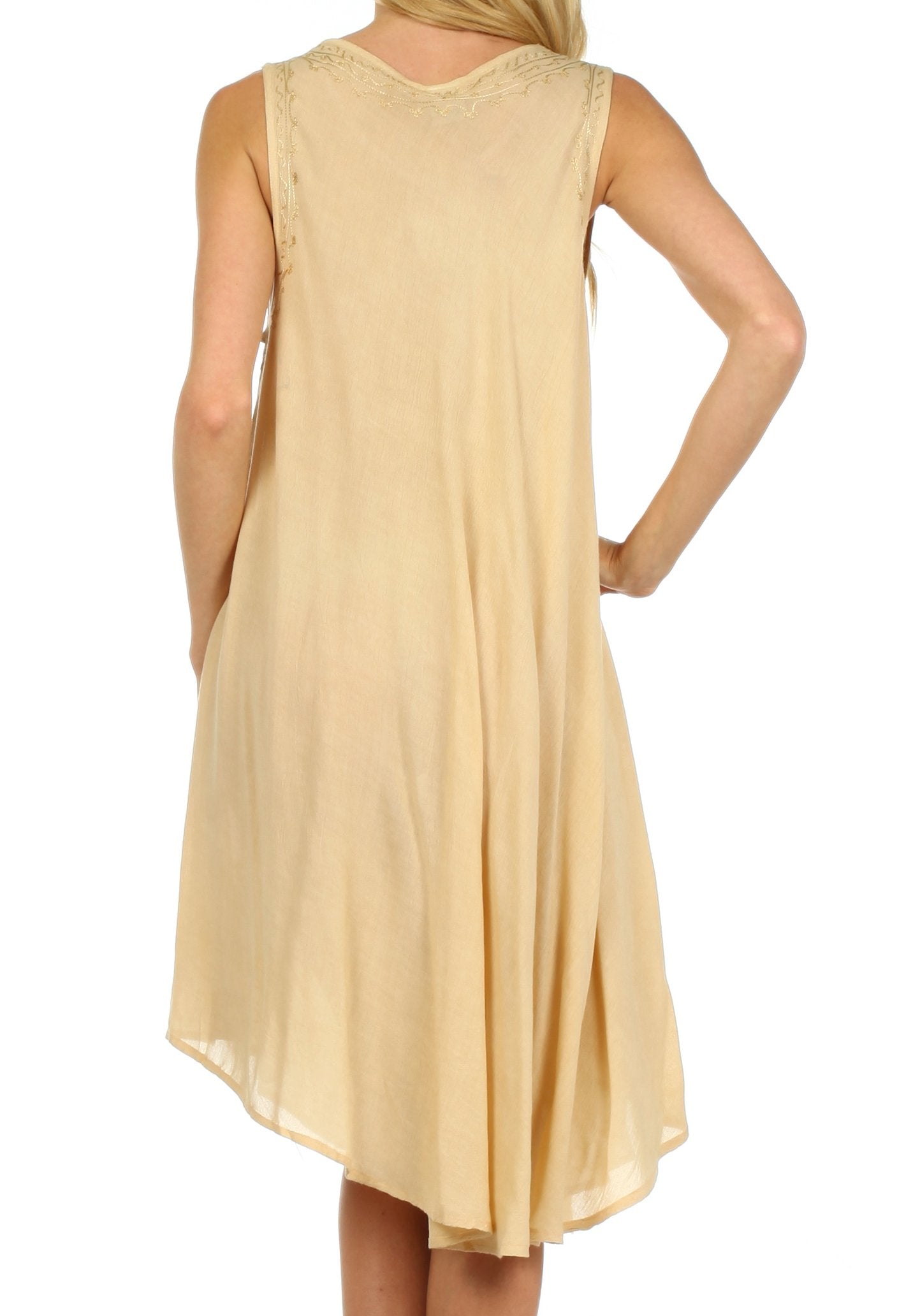 Sakkas Everyday Essentials Caftan Tank Dress / Cover Up - Concordia Style Boutique