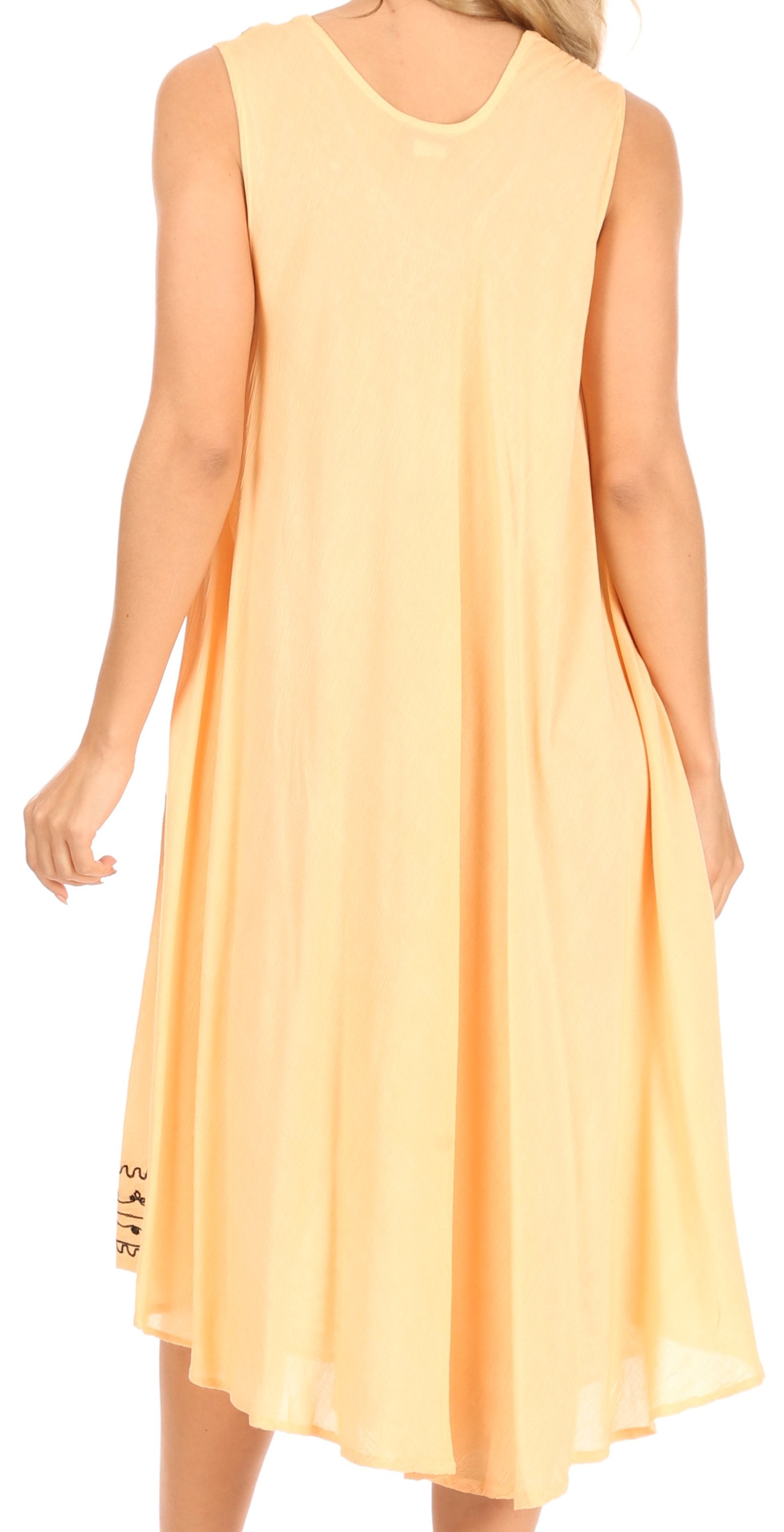 Sakkas Everyday Essentials Caftan Tank Dress / Cover Up - Concordia Style Boutique