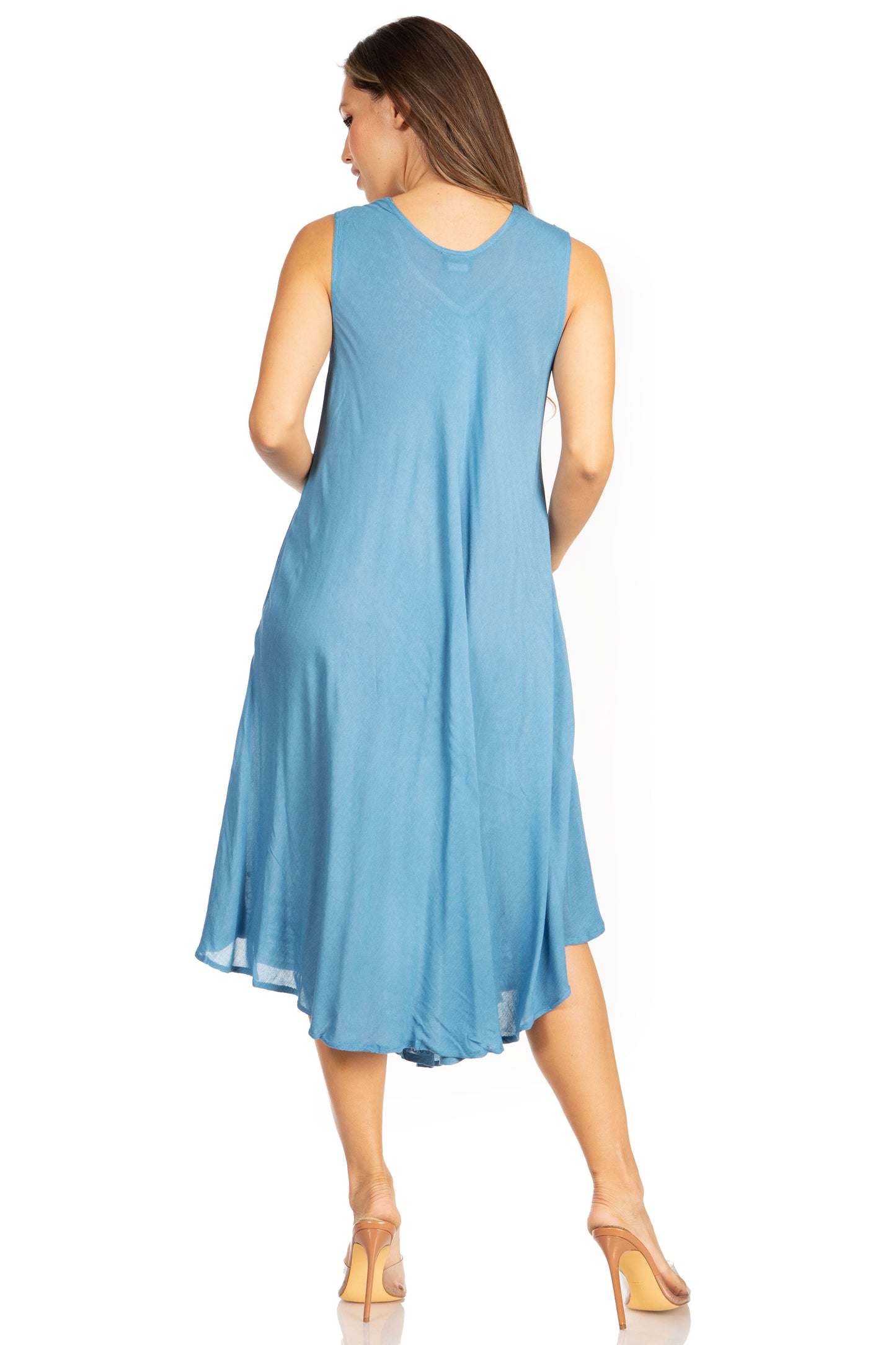 Sakkas Everyday Essentials Caftan Tank Dress / Cover Up - Concordia Style Boutique