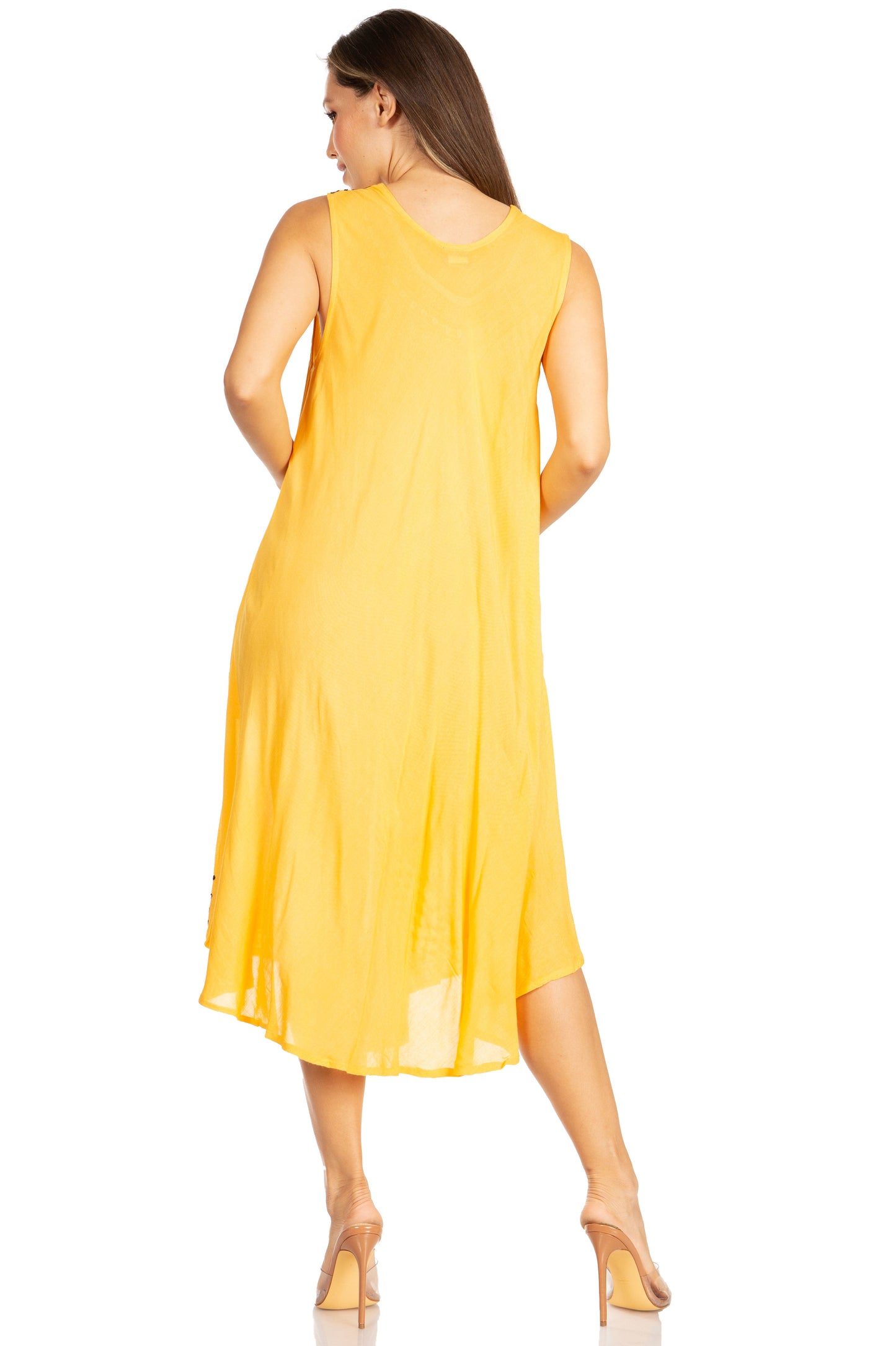 Sakkas Everyday Essentials Caftan Tank Dress / Cover Up - Concordia Style Boutique