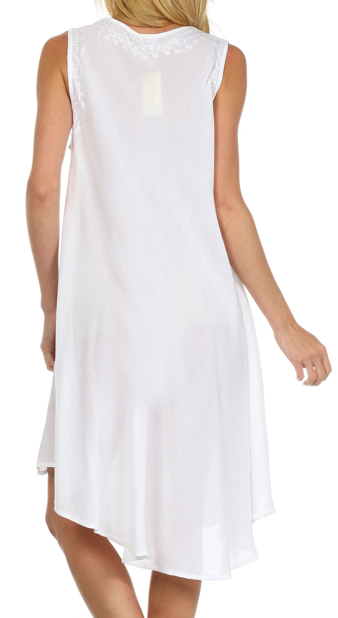 Sakkas Everyday Essentials Caftan Tank Dress / Cover Up - Concordia Style Boutique