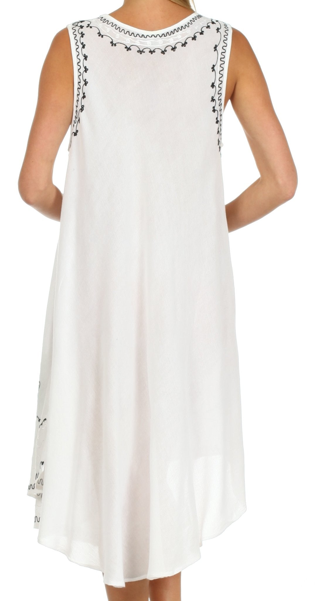 Sakkas Everyday Essentials Caftan Tank Dress / Cover Up - Concordia Style Boutique