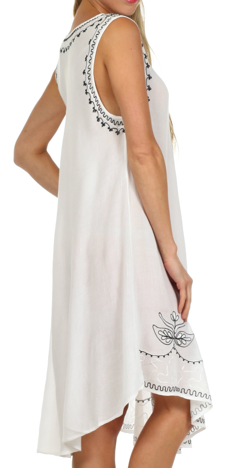 Sakkas Everyday Essentials Caftan Tank Dress / Cover Up - Concordia Style Boutique