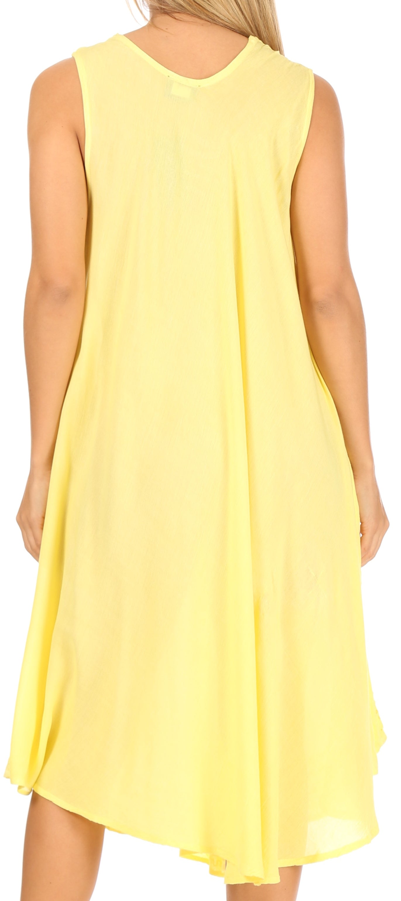 Sakkas Everyday Essentials Caftan Tank Dress / Cover Up - Concordia Style Boutique