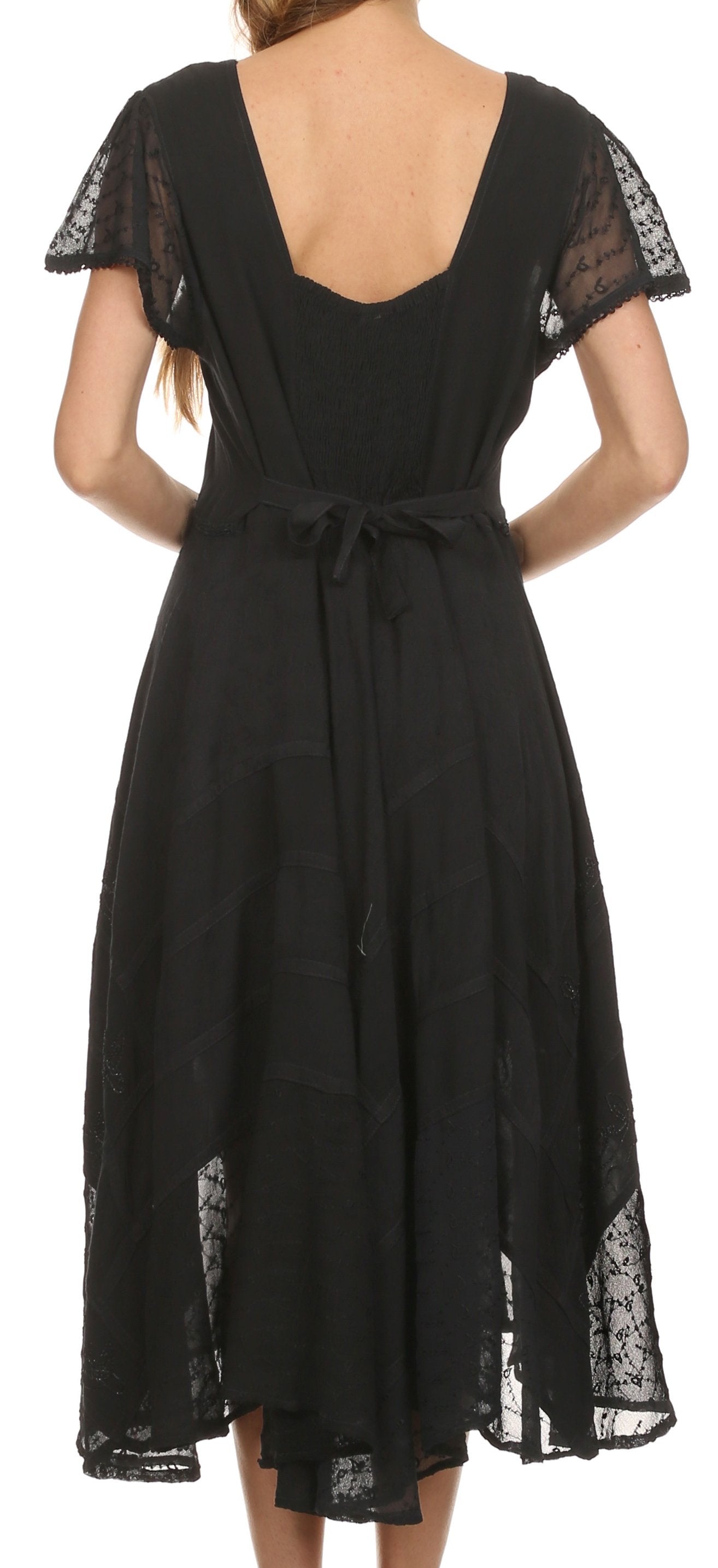 Sakkas Marigold Embroidered Fairy Dress - Concordia Style Boutique