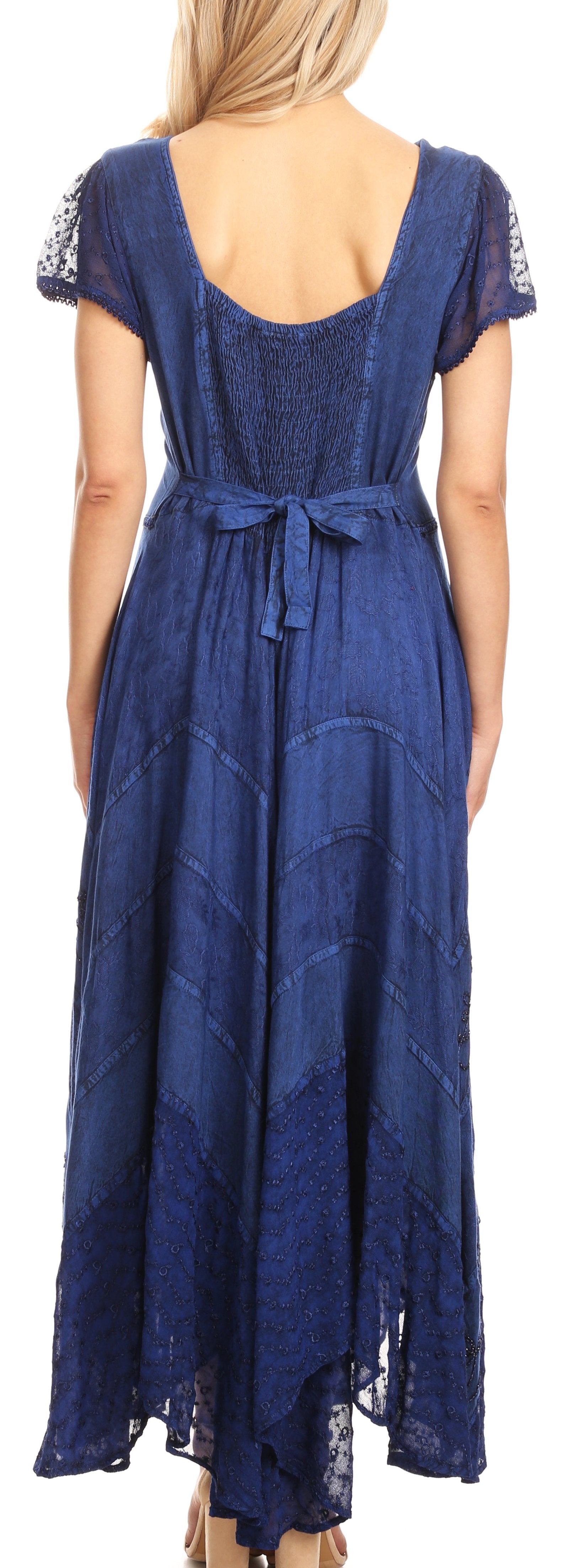 Sakkas Marigold Embroidered Fairy Dress - Concordia Style Boutique