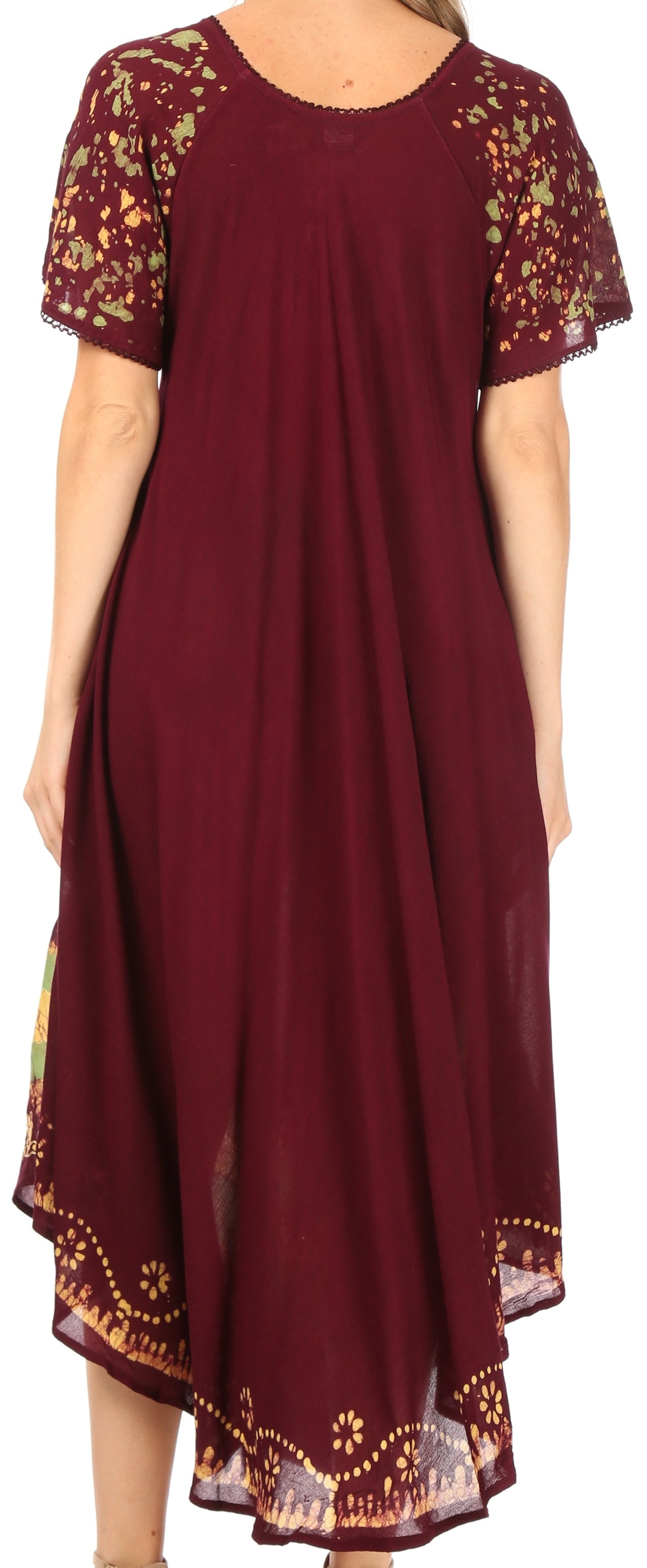 Sakkas Sara Batik CaftanTank Dress / Cover Up - Concordia Style Boutique