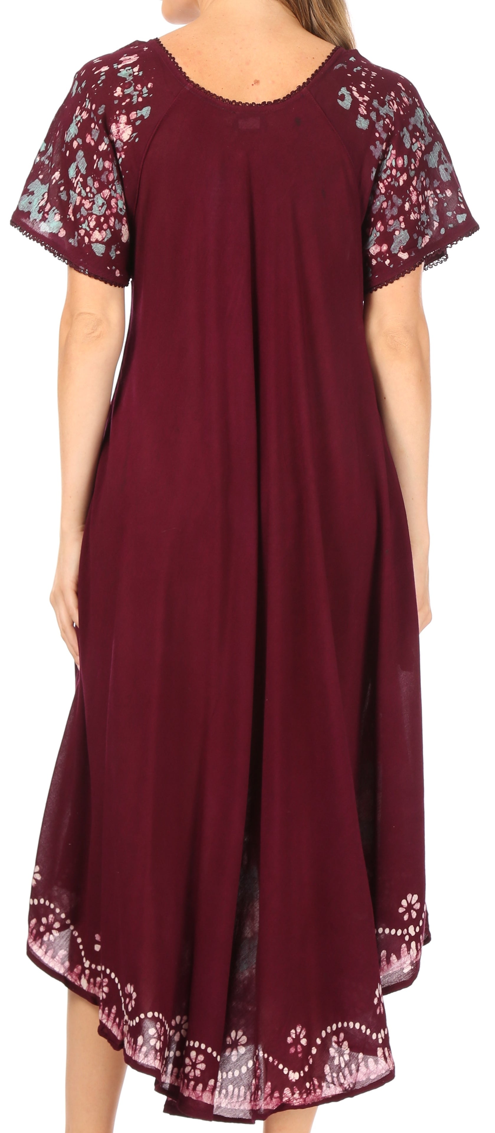 Sakkas Sara Batik CaftanTank Dress / Cover Up - Concordia Style Boutique