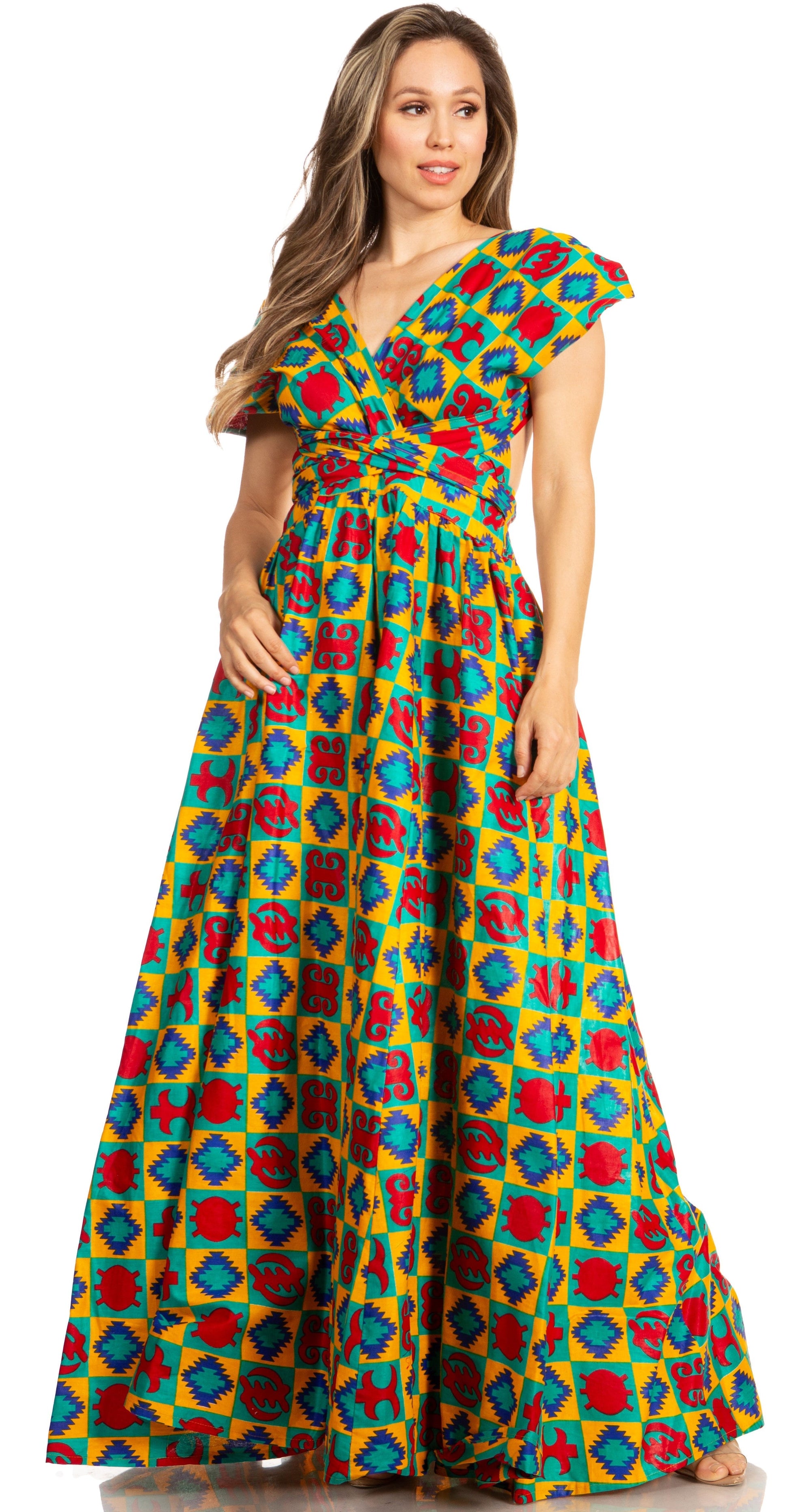Sakkas Sandy Sexy Backless Year Around Long Maxi Infinity Dress Many Ways To Wear - Concordia Style Boutique