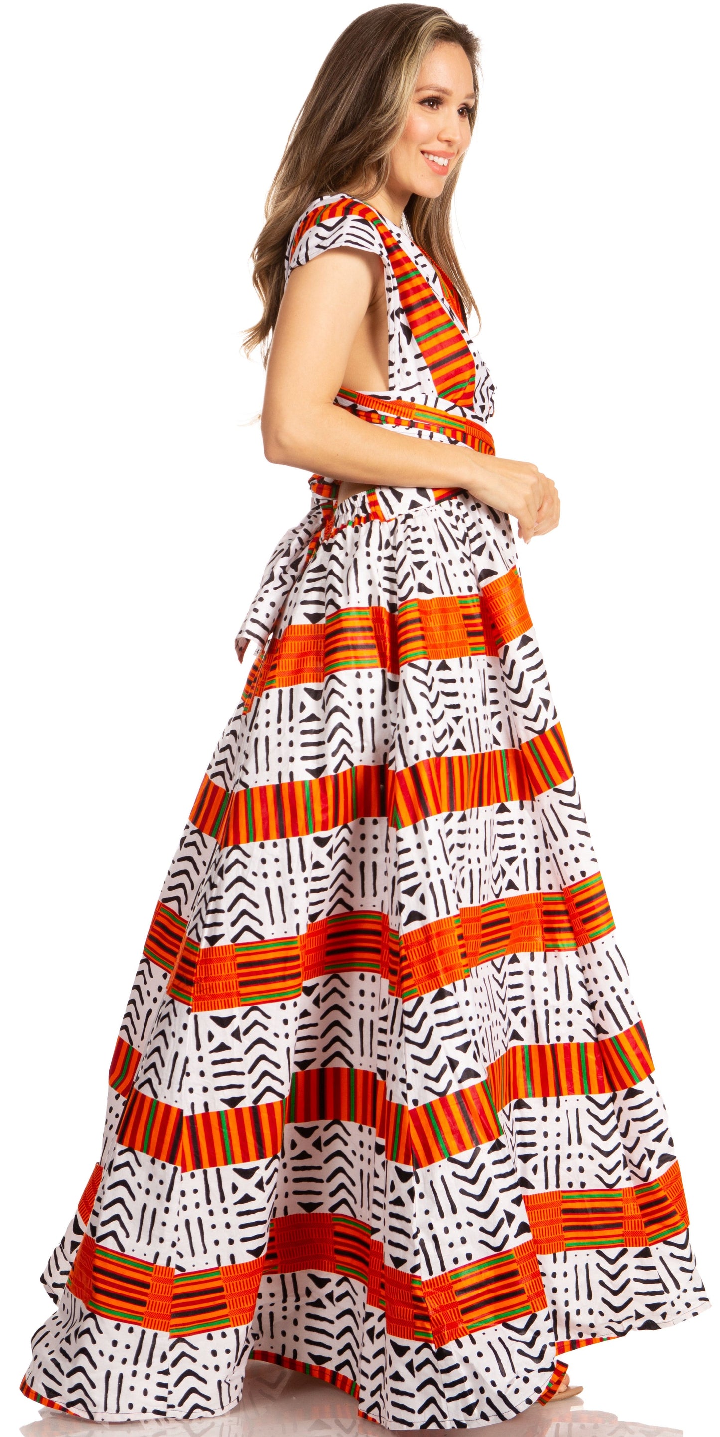 Sakkas Sandy Sexy Backless Year Around Long Maxi Infinity Dress Many Ways To Wear - Concordia Style Boutique