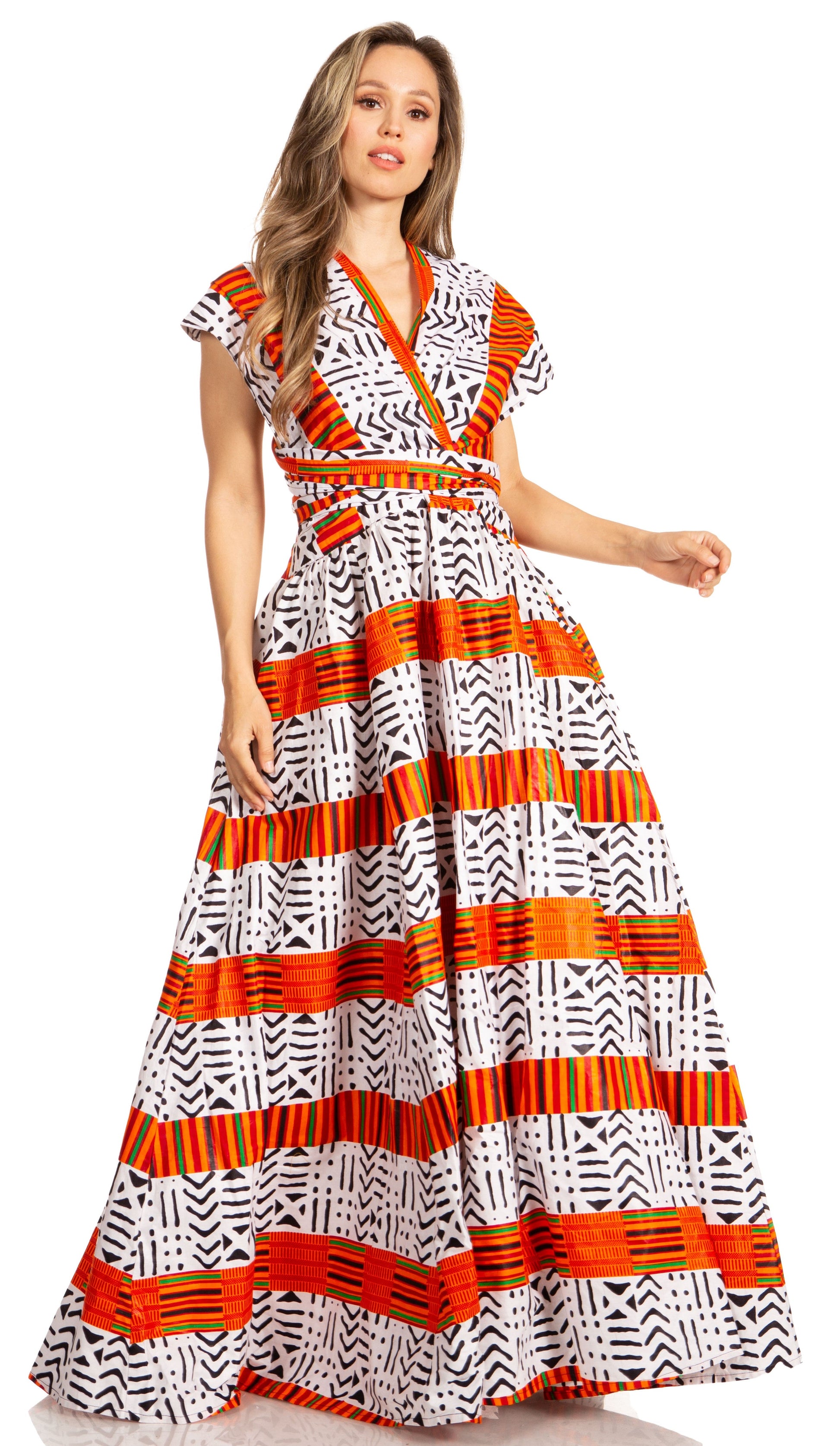 Sakkas Sandy Sexy Backless Year Around Long Maxi Infinity Dress Many Ways To Wear - Concordia Style Boutique