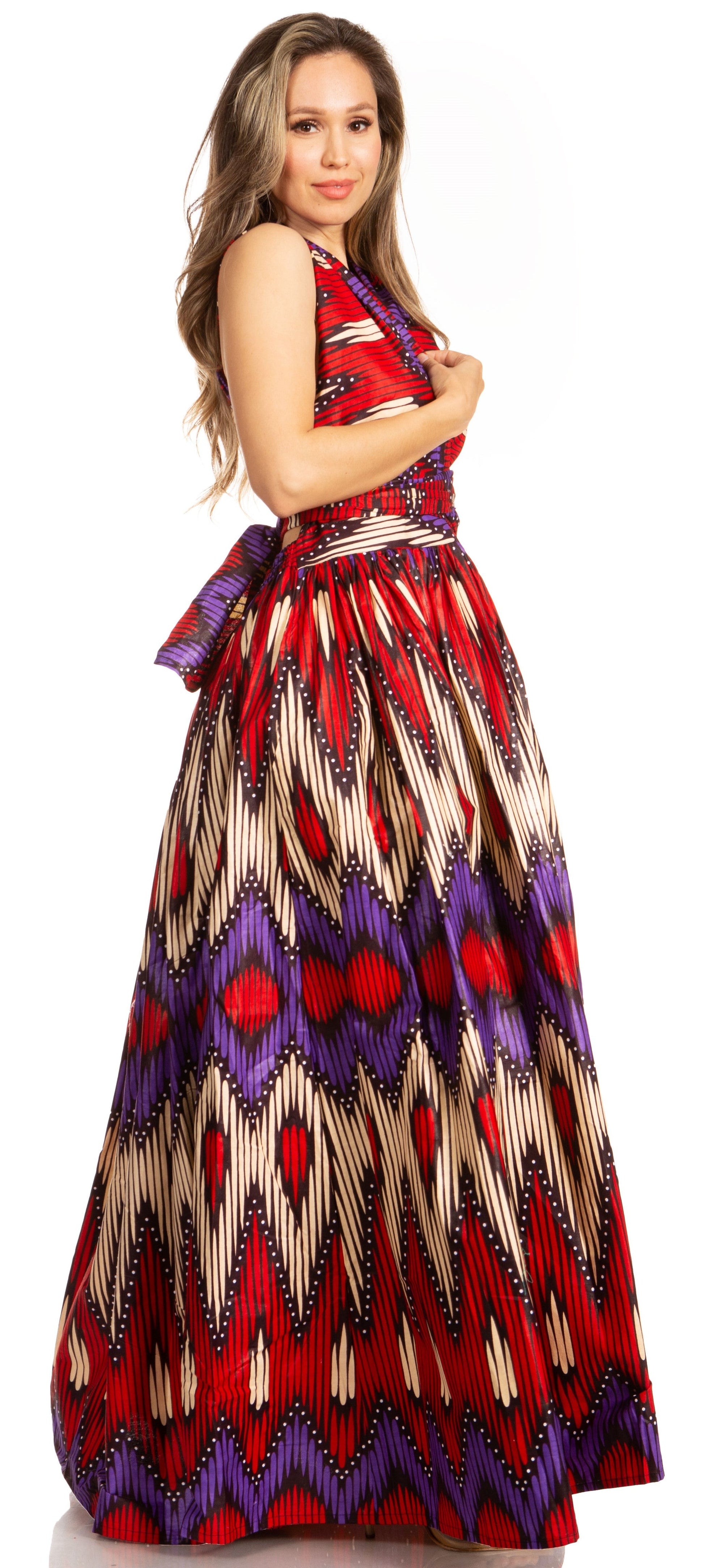 Sakkas Sandy Sexy Backless Year Around Long Maxi Infinity Dress Many Ways To Wear - Concordia Style Boutique