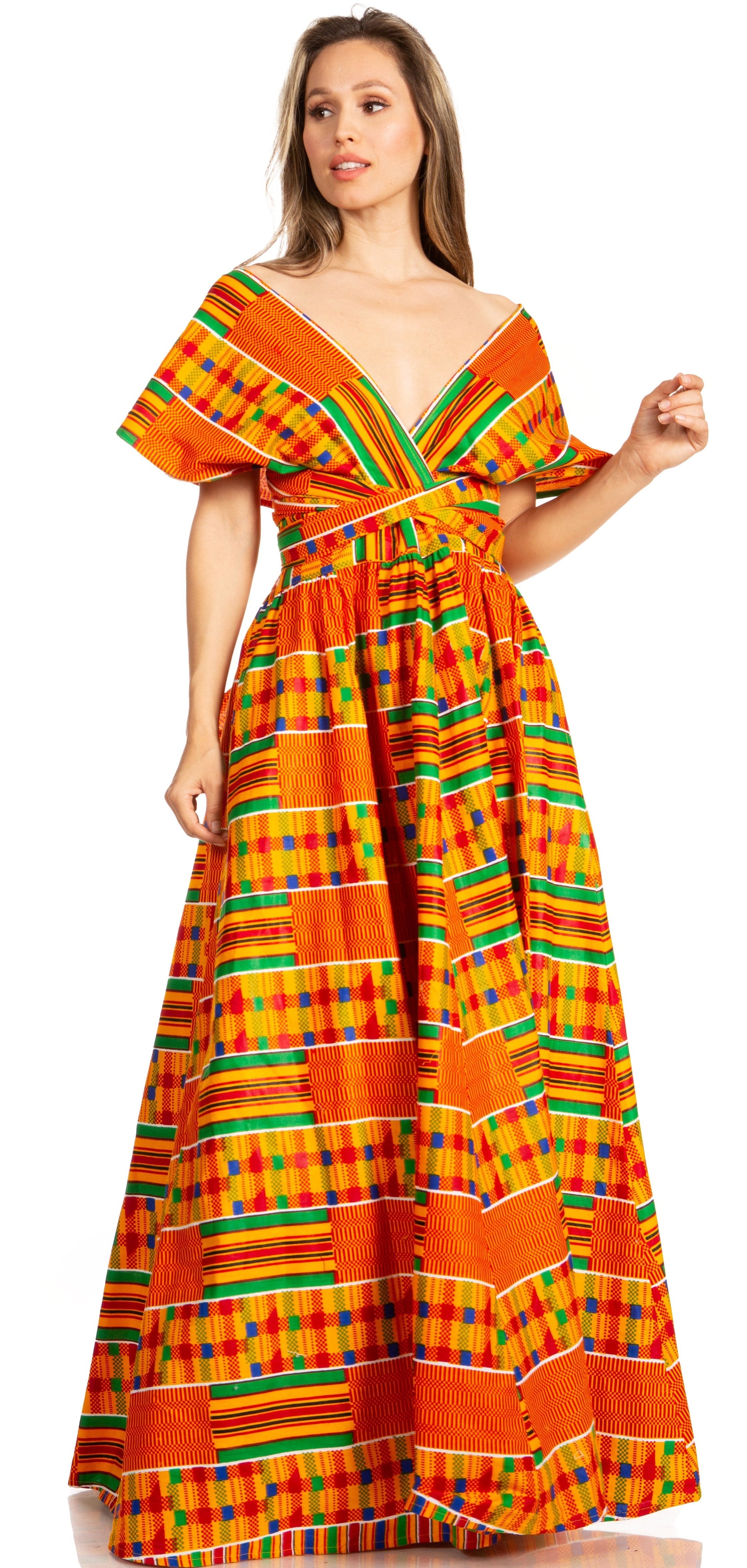 Sakkas Sandy Sexy Backless Year Around Long Maxi Infinity Dress Many Ways To Wear - Concordia Style Boutique